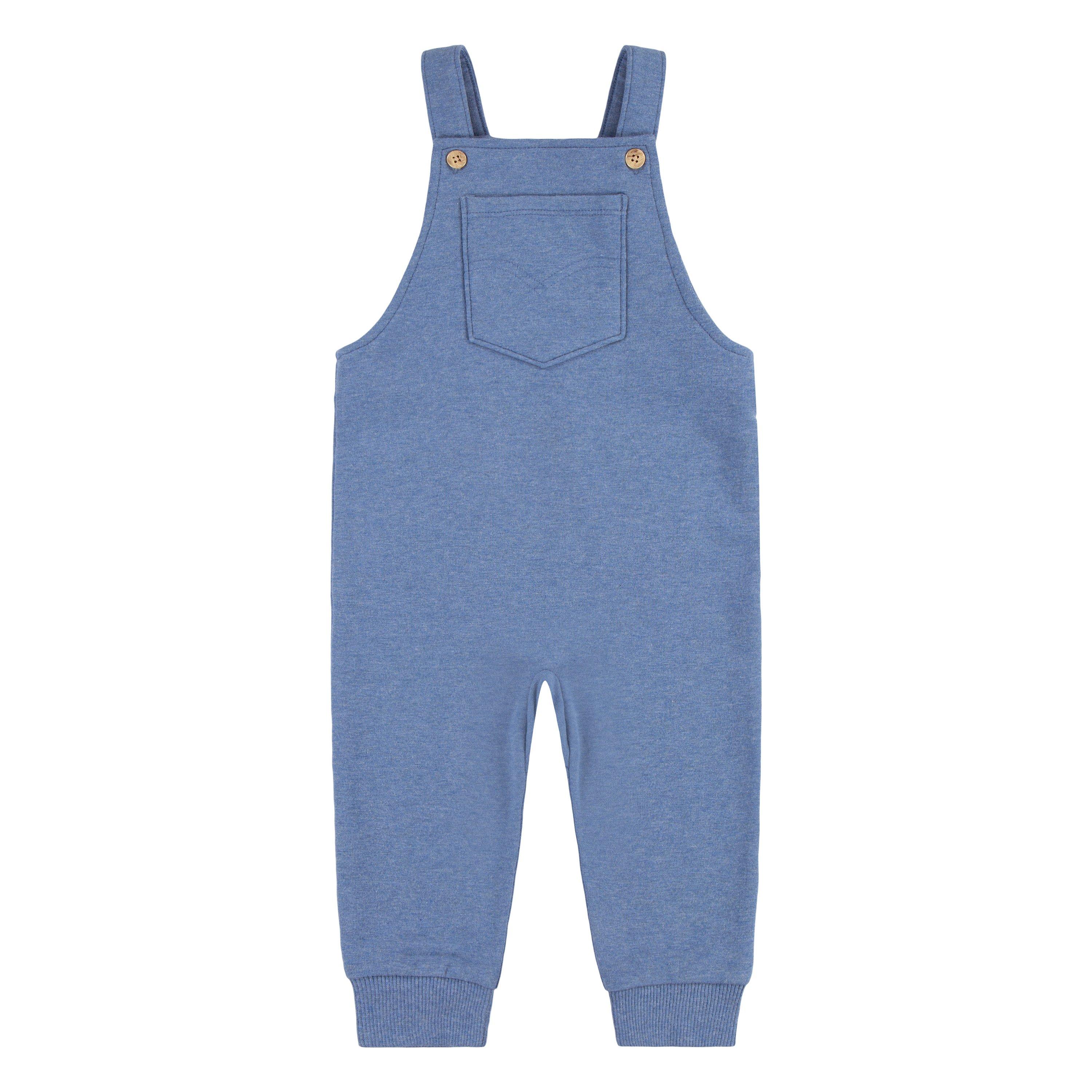 Levi's Baby Boys' Front Arcuate Pocket Overalls - Atlantic Heather - ATLANTIC HEATHER Thumbnail View 1