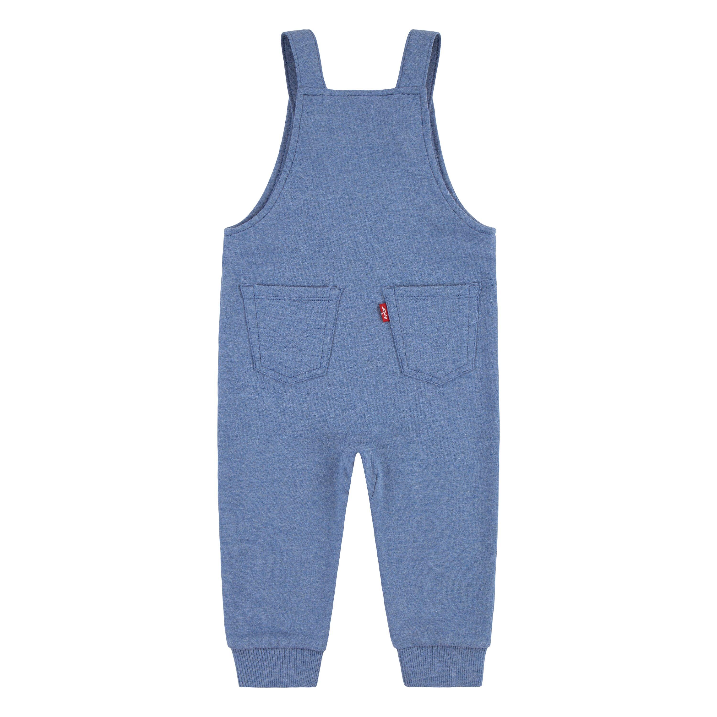 Levi's Front Arcuate Baby Boys' Atlantic Heather Pocket Overalls