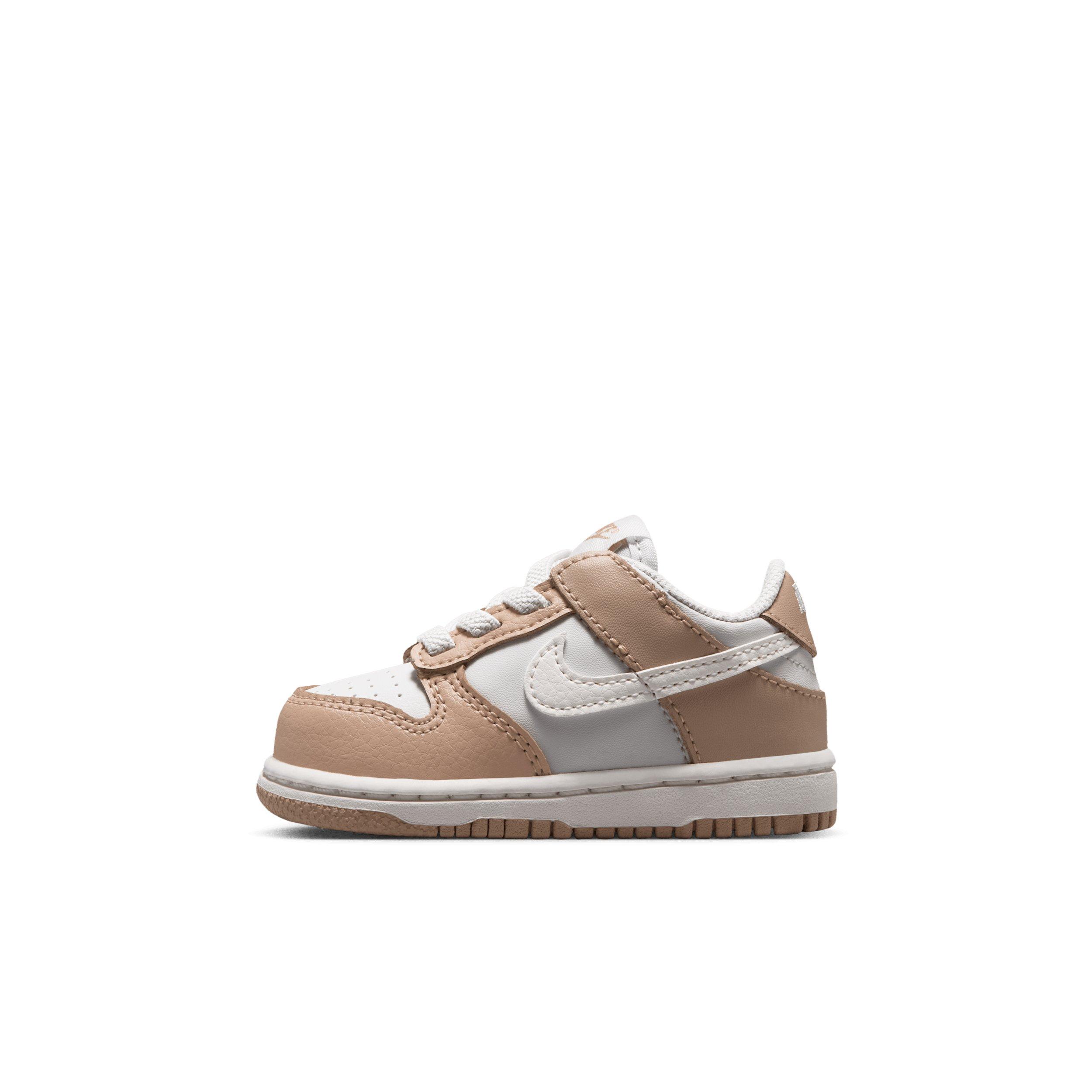 Nike Dunk Low "Linen/Platinum Tint/Sail" Infant Girls' Shoe - LINEN/PLATINUM/SAIL