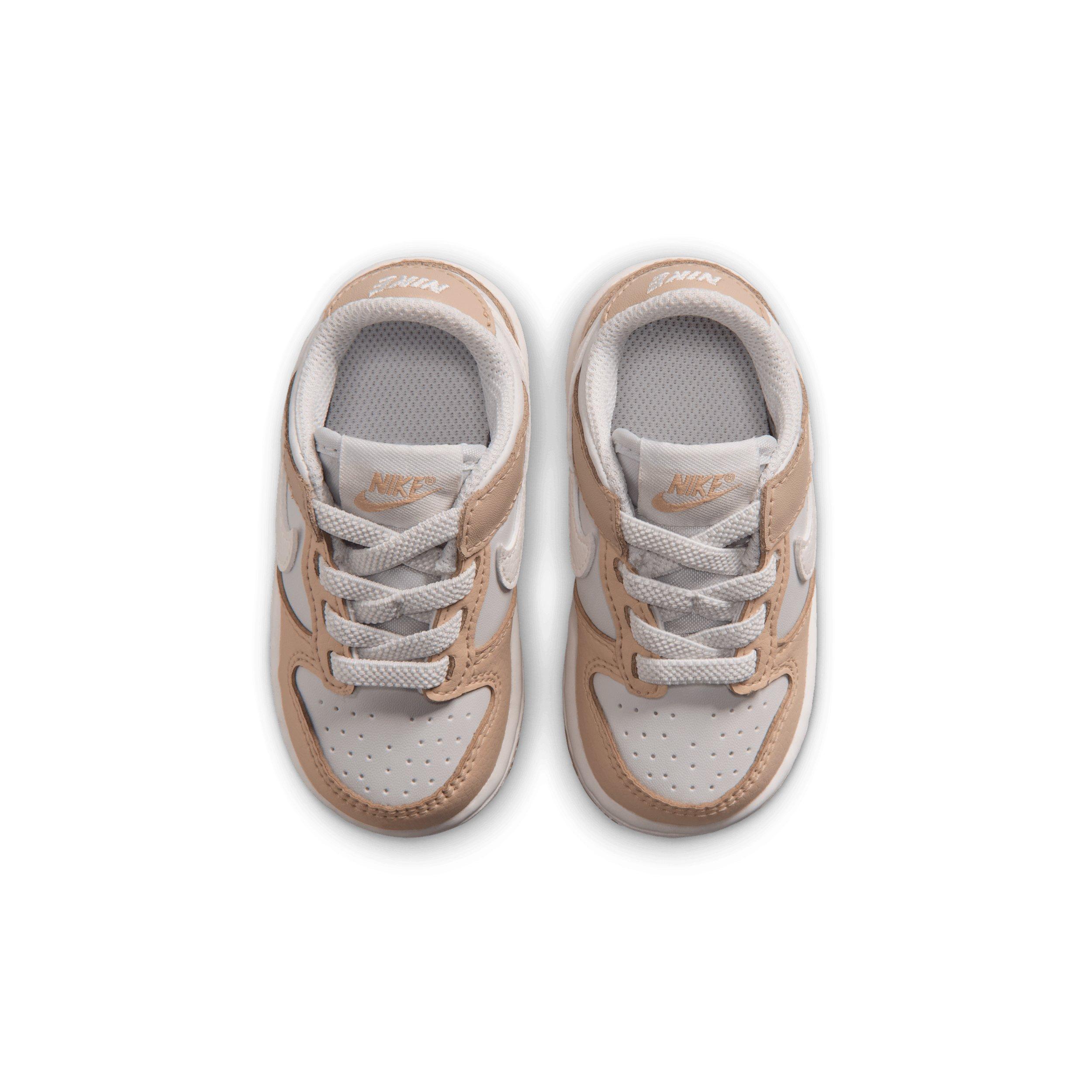 Nike Dunk Low "Linen/Platinum Tint/Sail" Infant Girls' Shoe - LINEN/PLATINUM/SAIL