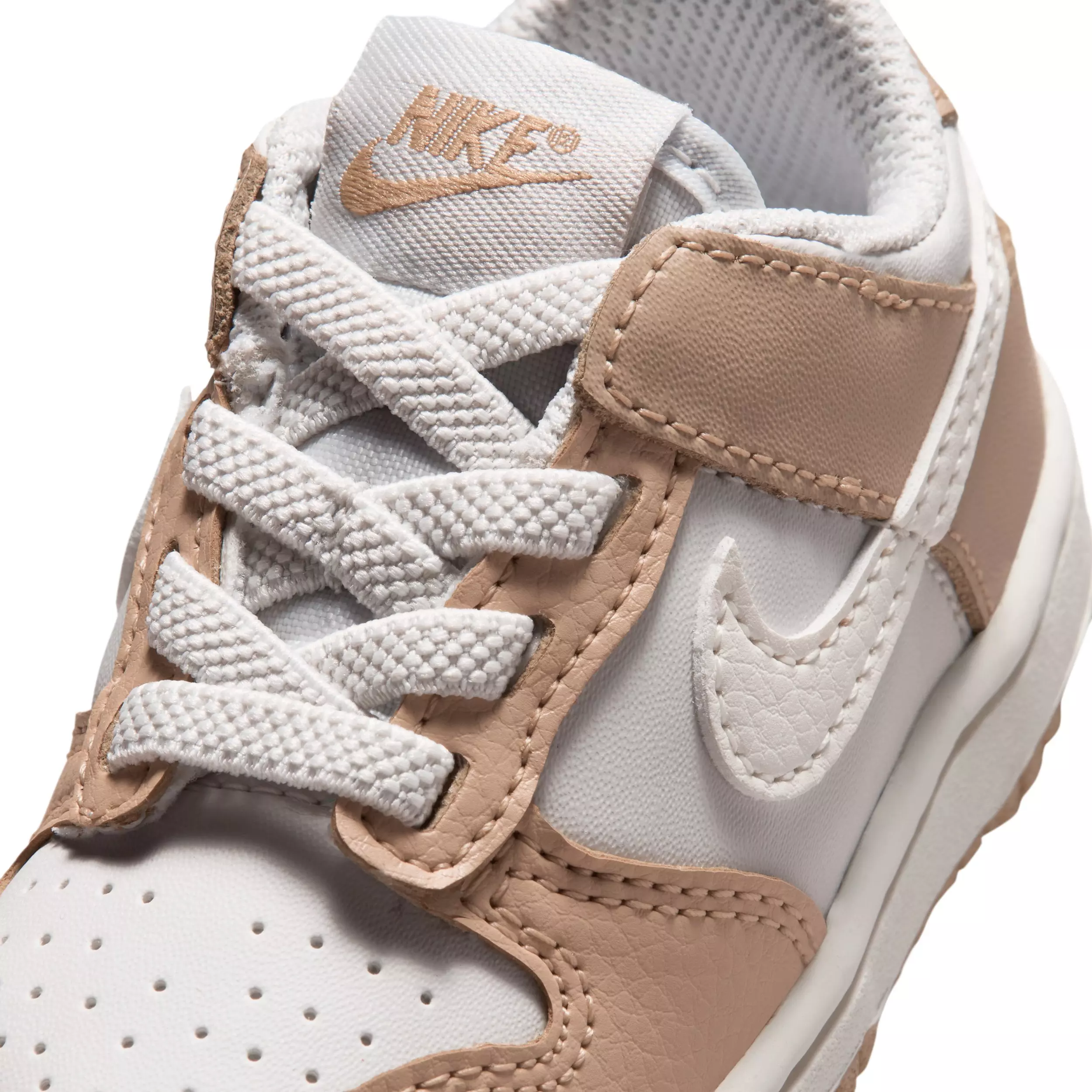 Nike Dunk Low "Linen/Platinum Tint/Sail" Infant Girls' Shoe - LINEN/PLATINUM/SAIL