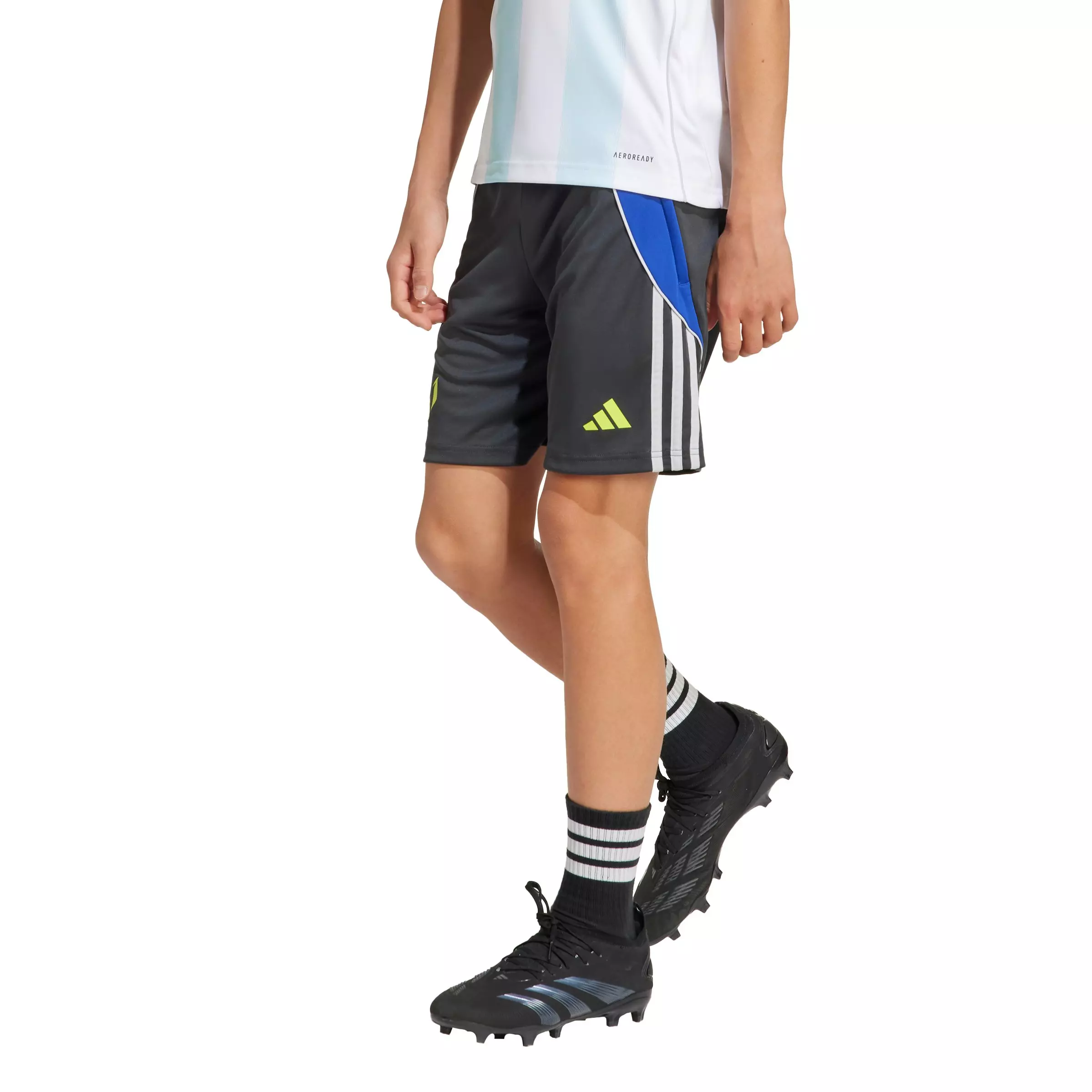 adidas Big Kids' Messi Soccer Shorts - Grey - GREY