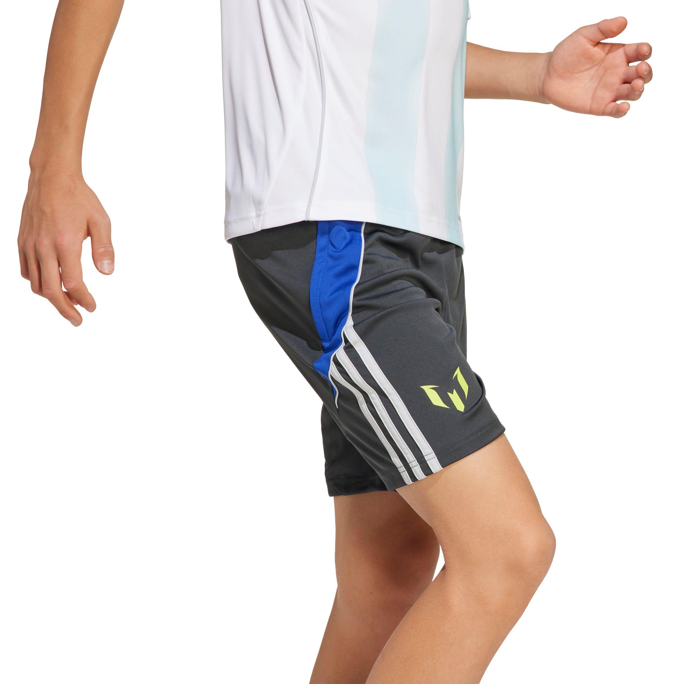 adidas Big Kids' Messi Soccer Shorts - Grey - GREY Thumbnail View 3