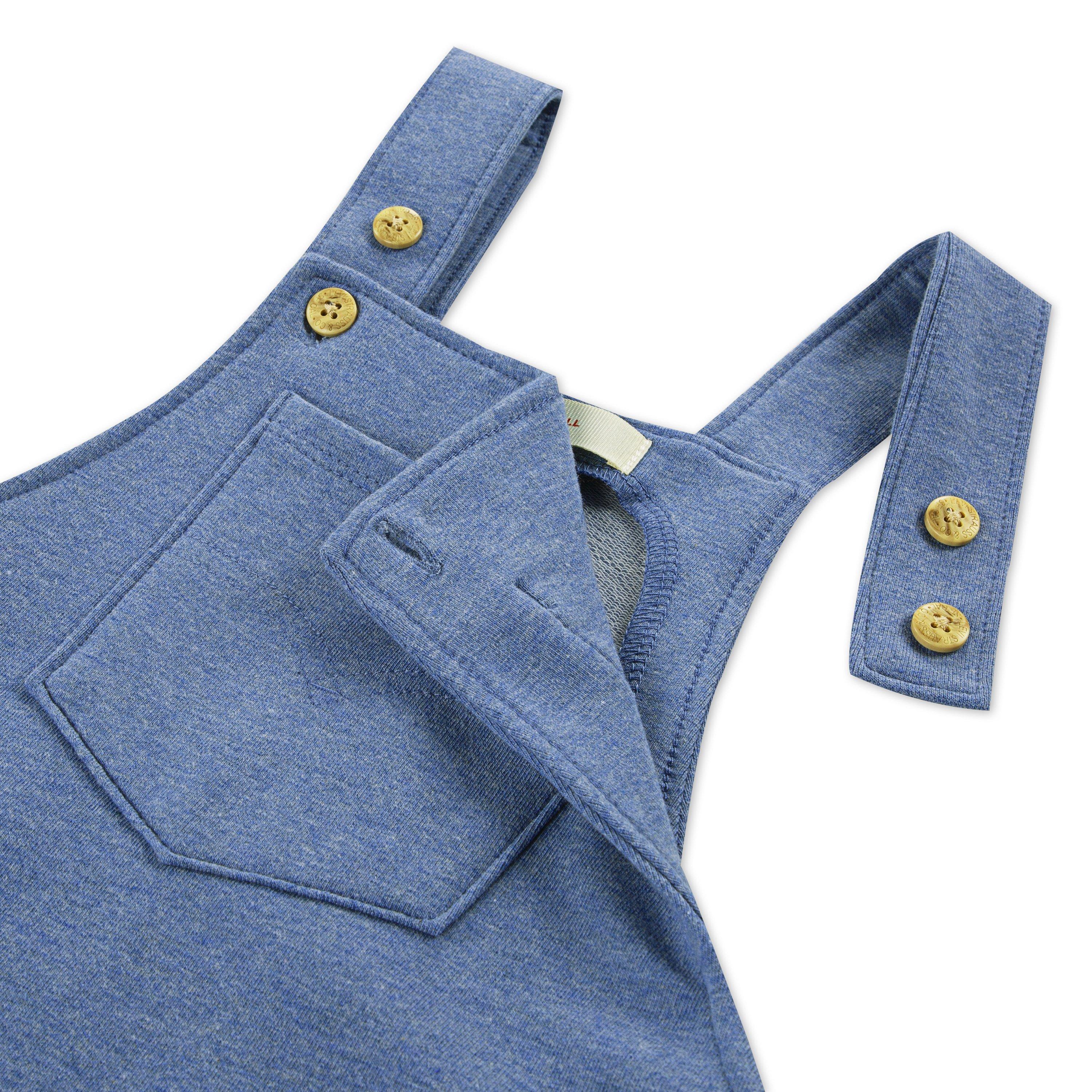 Levi's Front Arcuate Toddler Boys' Atlantic Heather Pocket Overalls