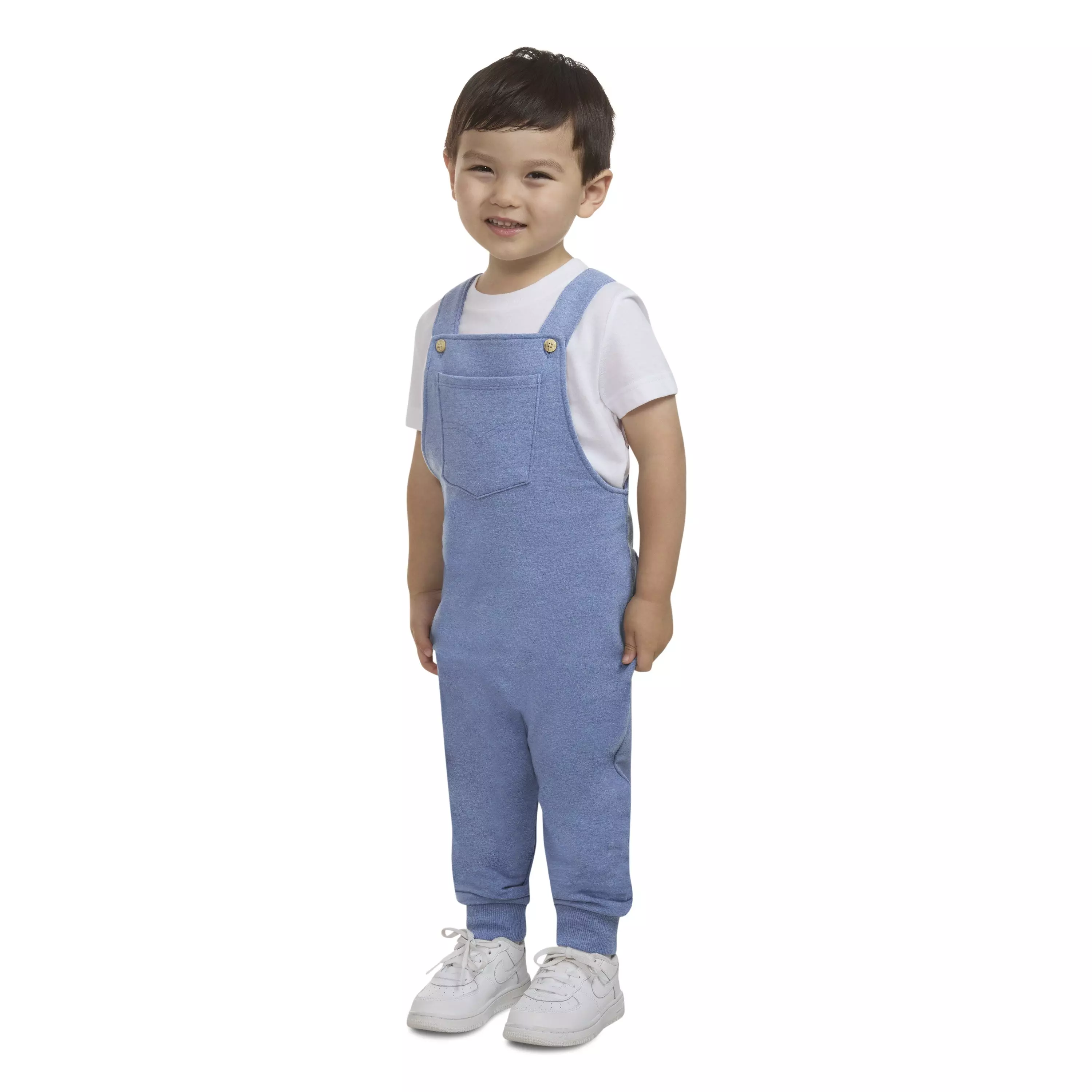 Levi's Toddler Boys' Front Arcuate Pocket Overalls - Atlantic Heather - ATLANTIC HEATHER