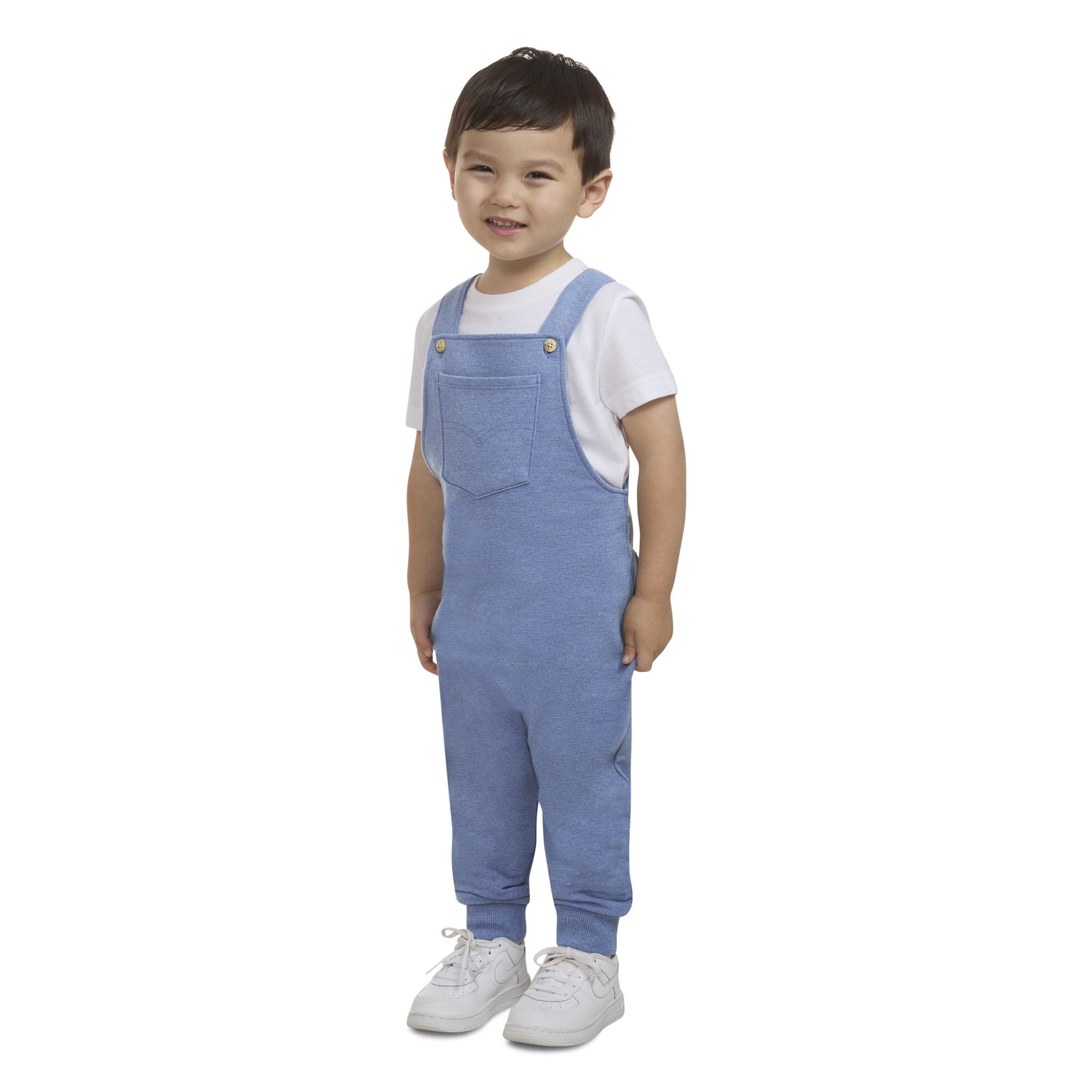 Levi's Front Arcuate Toddler Boys' Atlantic Heather Pocket Overalls