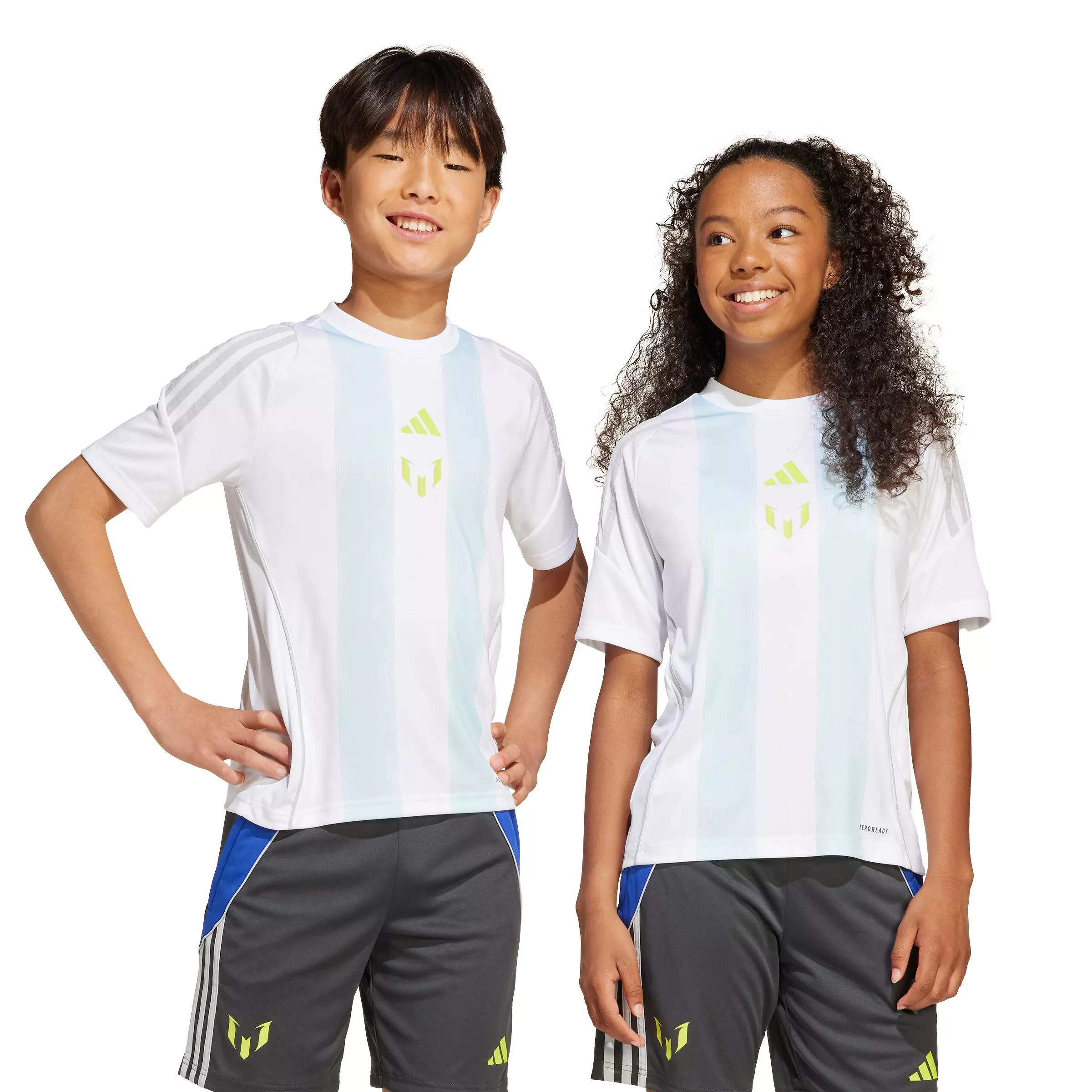 adidas Big Kids' x Messi Training Jersey - White - WHITE