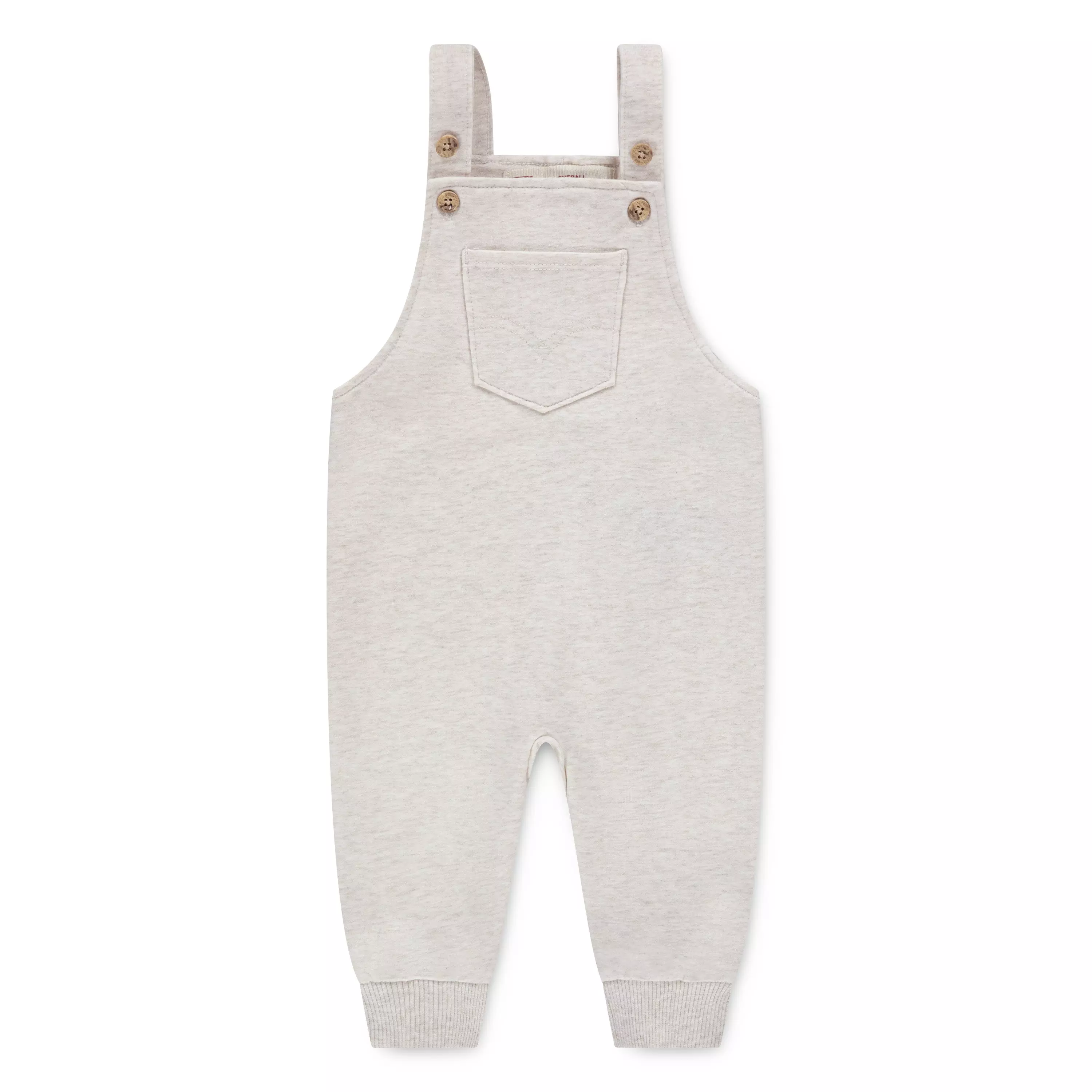 Levi's Infant Boys' Front Arcuate Pocket Overall - Oatmeal Heather - OATMEAL HEATHER