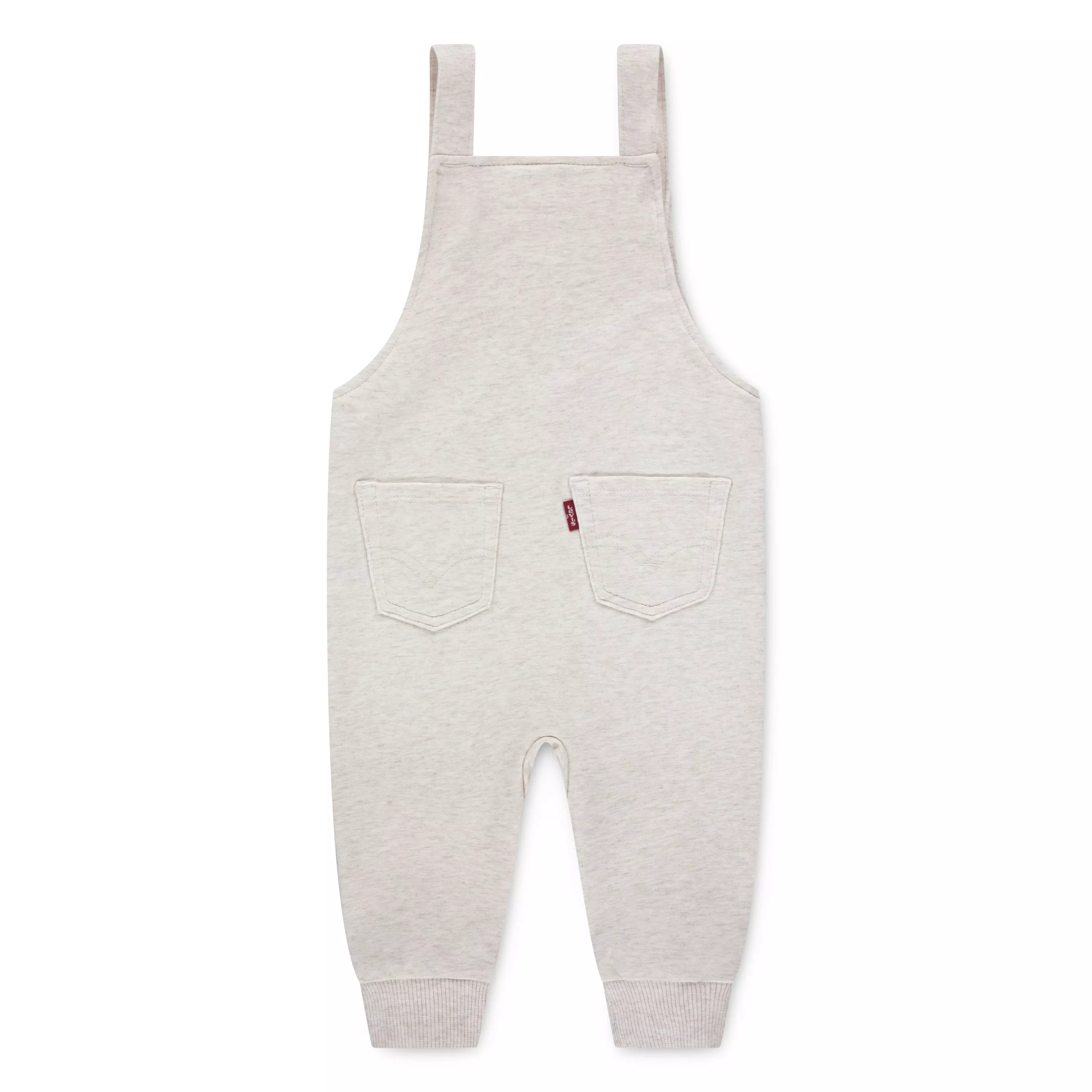 Levi's Infant Boys' Front Arcuate Pocket Overall - Oatmeal Heather - OATMEAL HEATHER