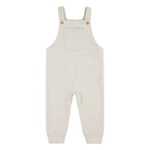 Levi's Front Arcuate Baby Boys' Heather Oatmeal Pocket Overalls