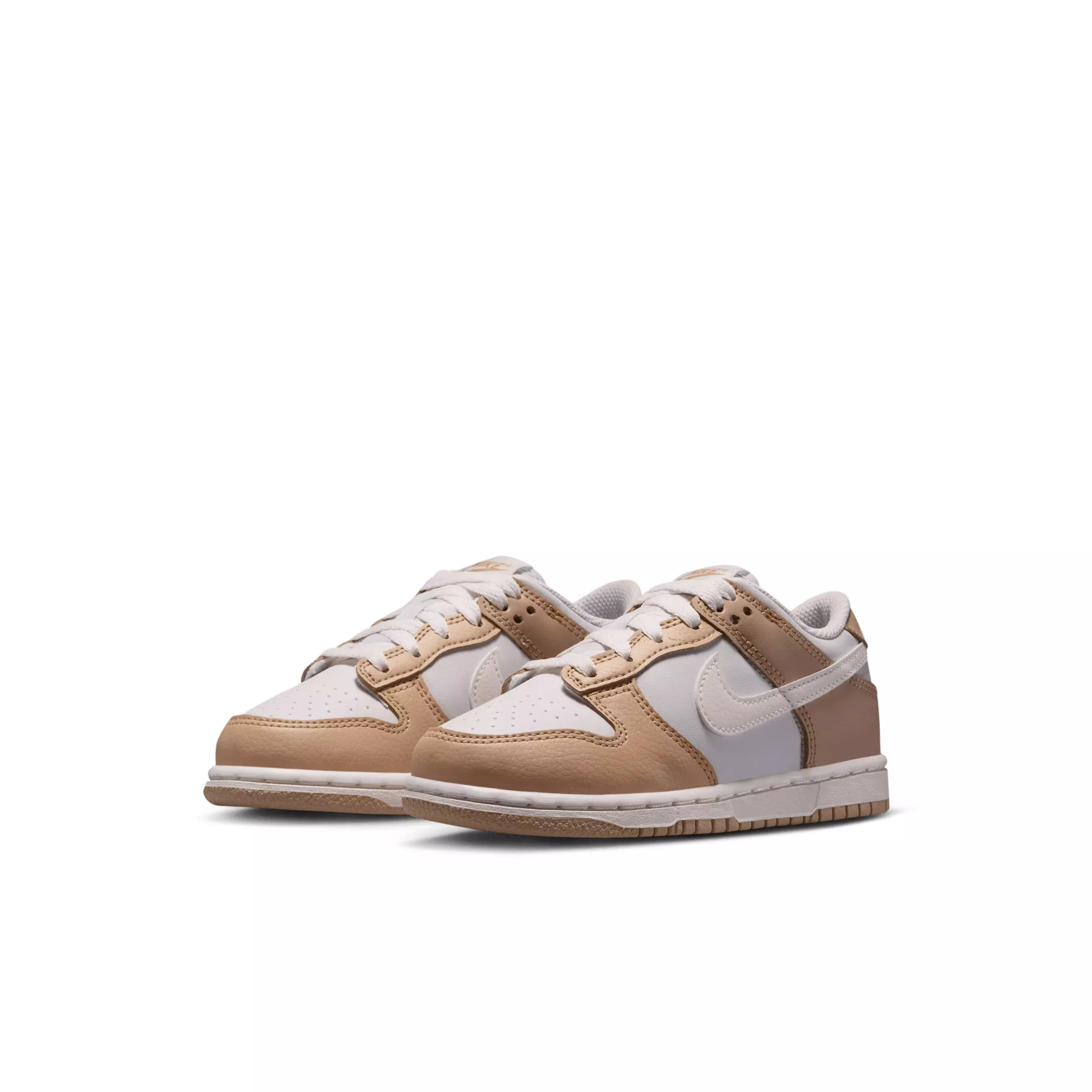 Nike Dunk Low "Linen/Platinum Tint/Sail" Preschool Girls' Shoe - LINEN/PLATINUM/SAIL
