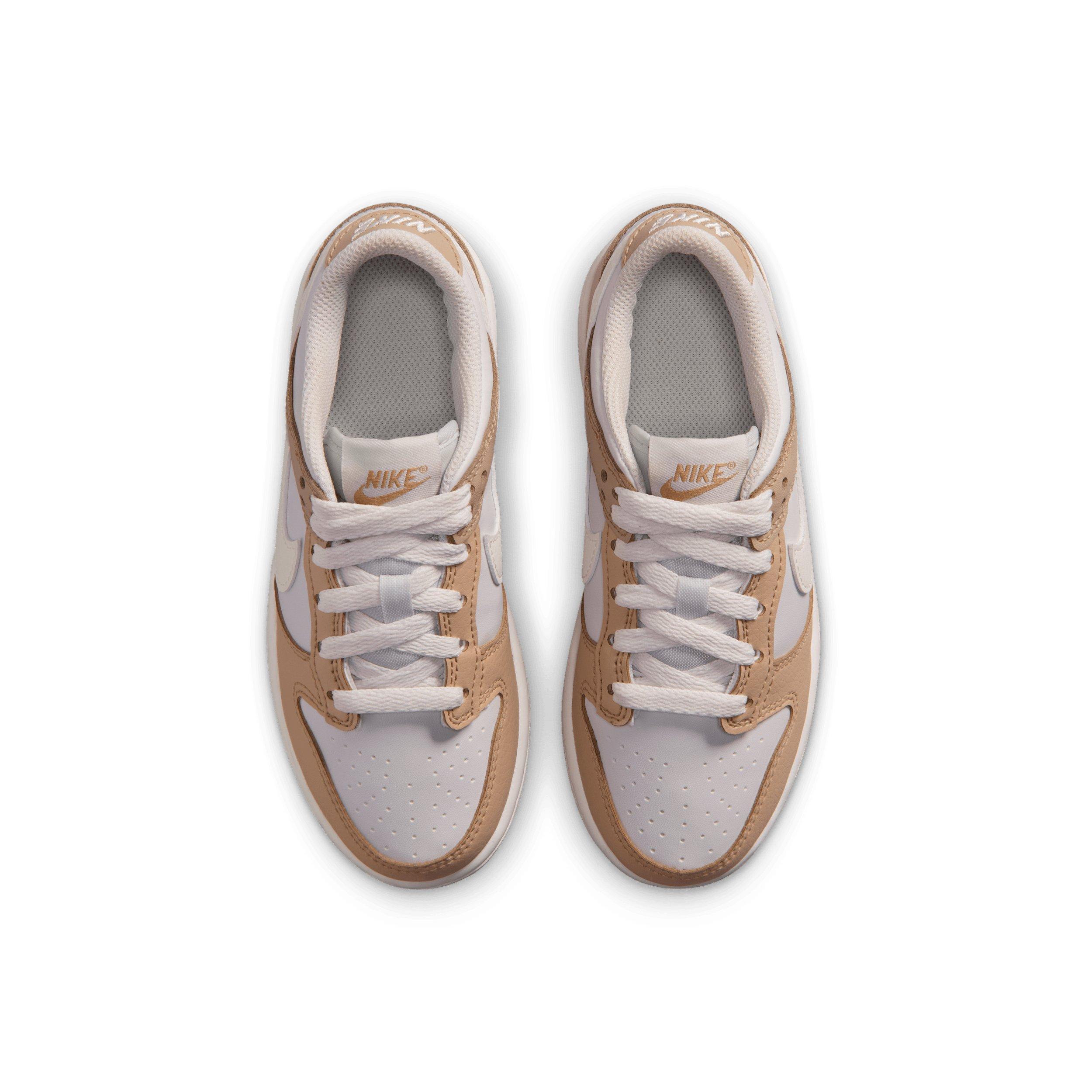 Nike Dunk Low Preschool Girls' "Linen/Platinum Tint/Sail" Shoe