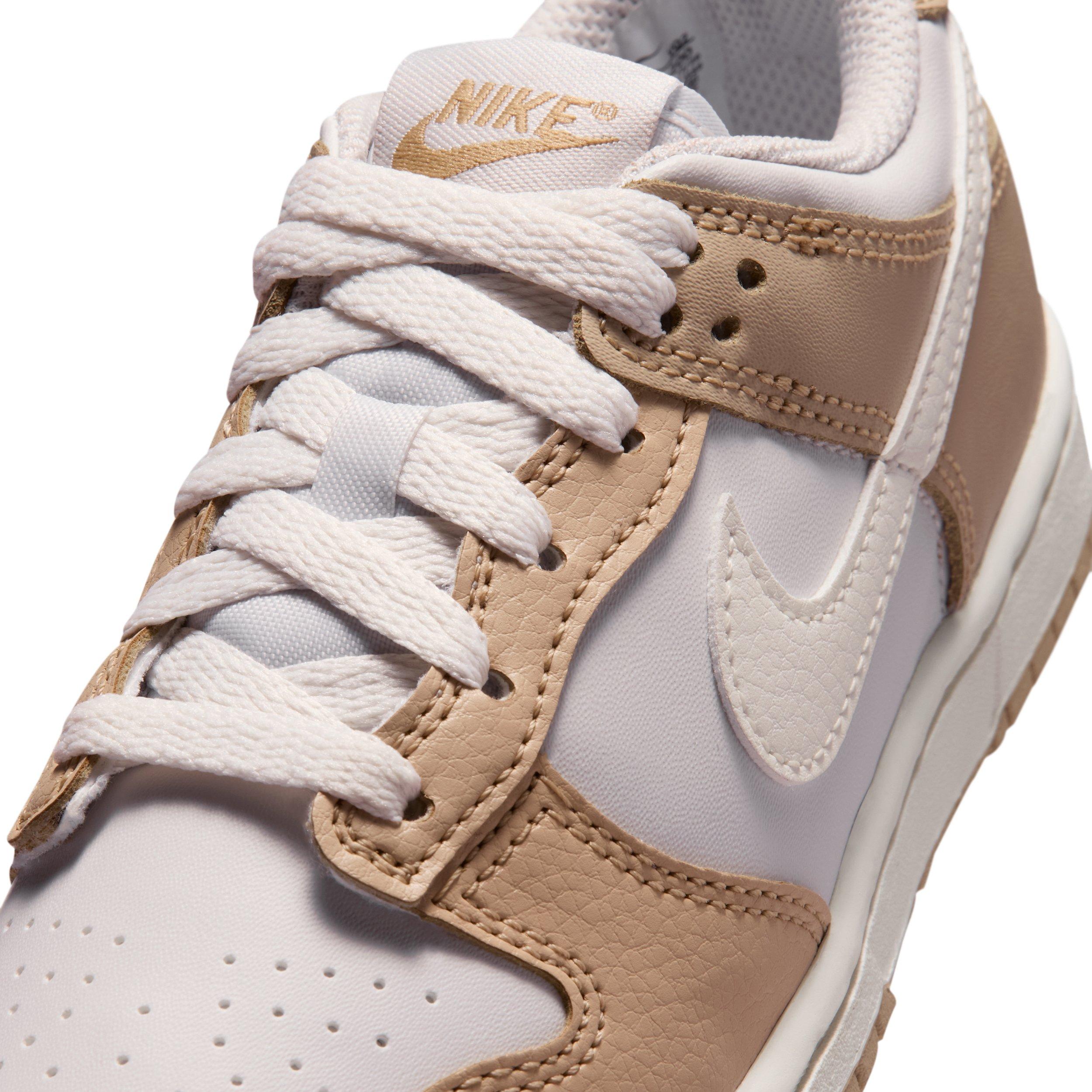 Nike Dunk Low Preschool Girls' "Linen/Platinum Tint/Sail" Shoe
