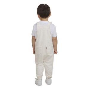 Levi's Front Arcuate Toddler Boys' Heather Oatmeal Pocket Overalls