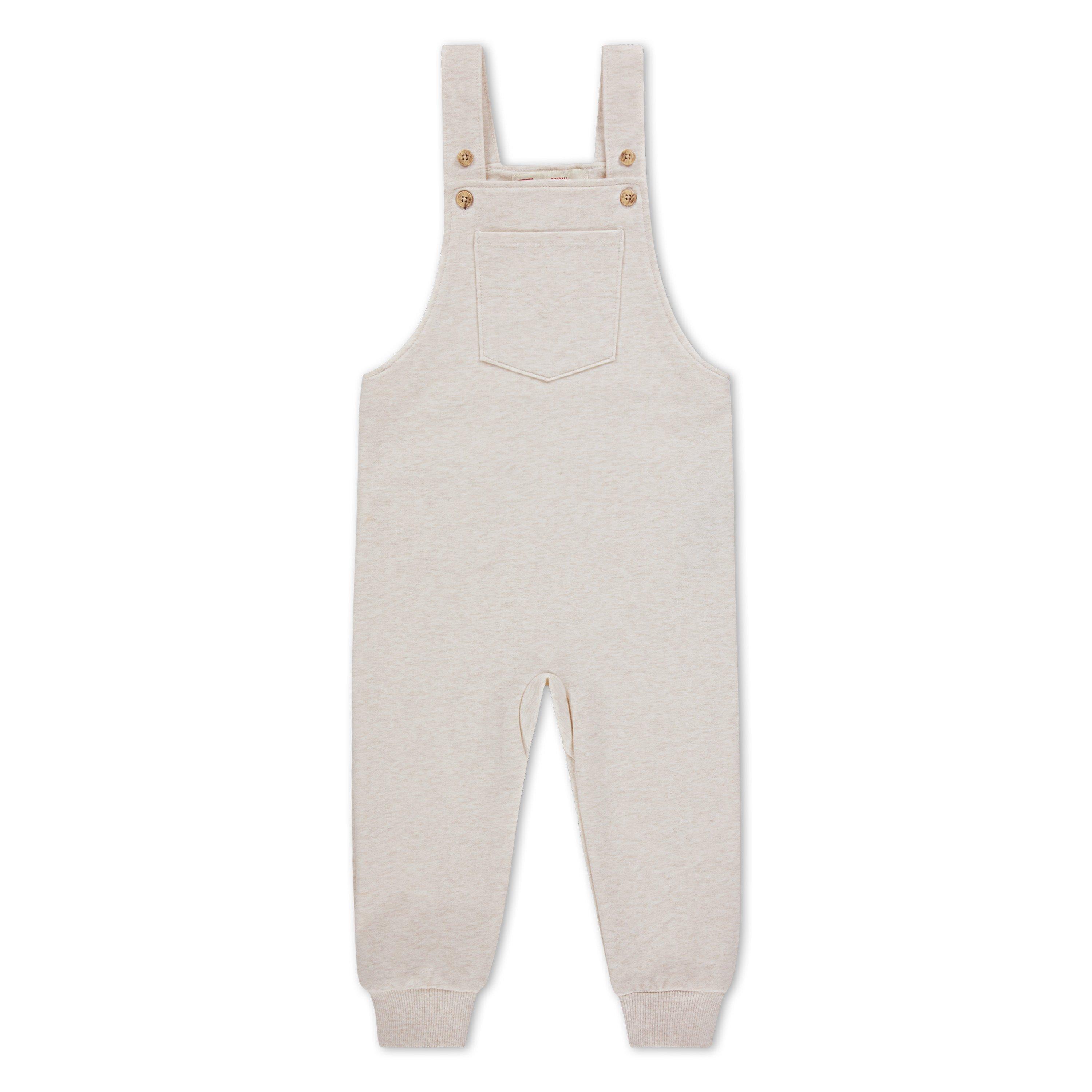 Levi's Front Arcuate Toddler Boys' Heather Oatmeal Pocket Overalls - OATMEAL HEATHER Thumbnail View 5