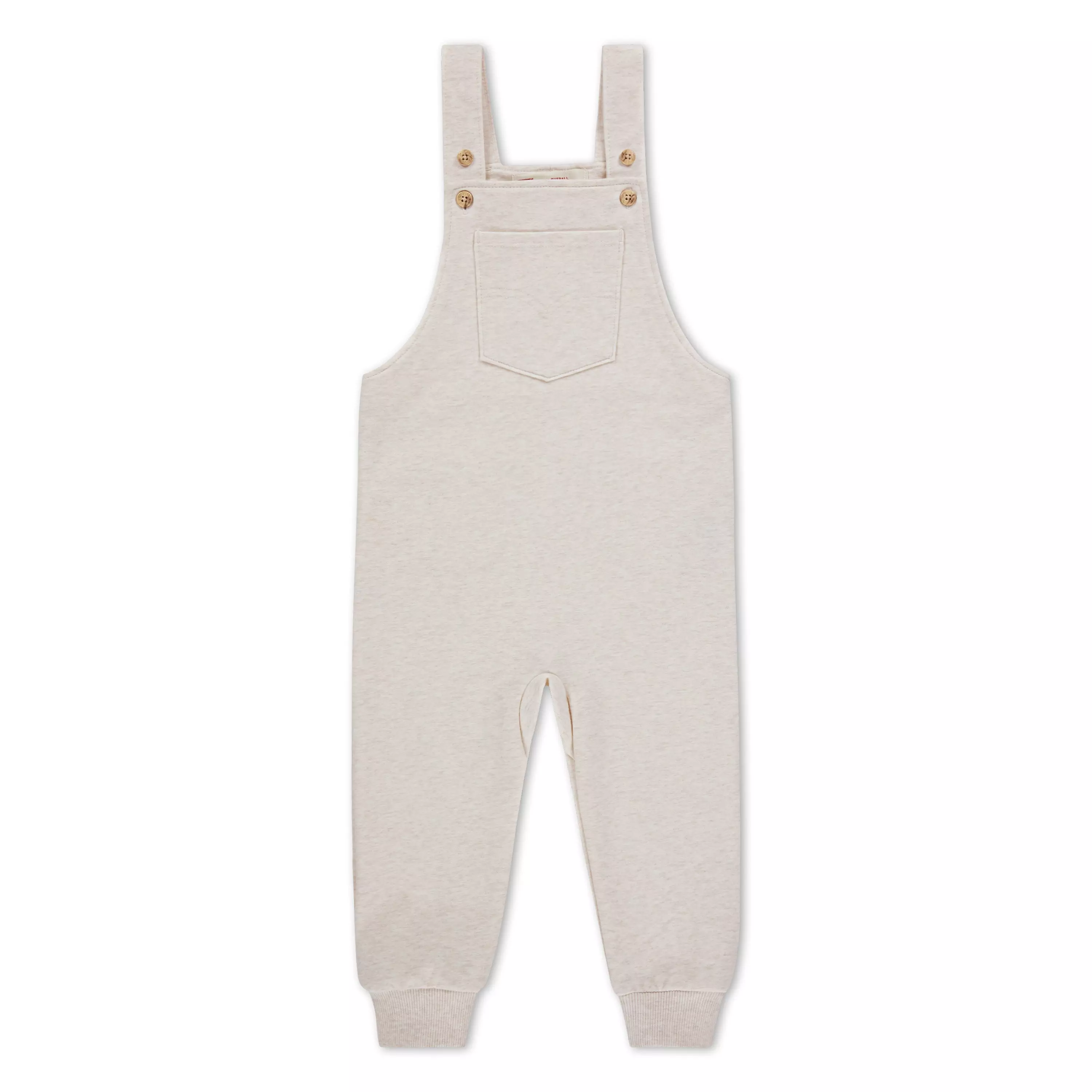 Levi's Front Arcuate Toddler Boys' Heather Oatmeal Pocket Overalls - OATMEAL HEATHER