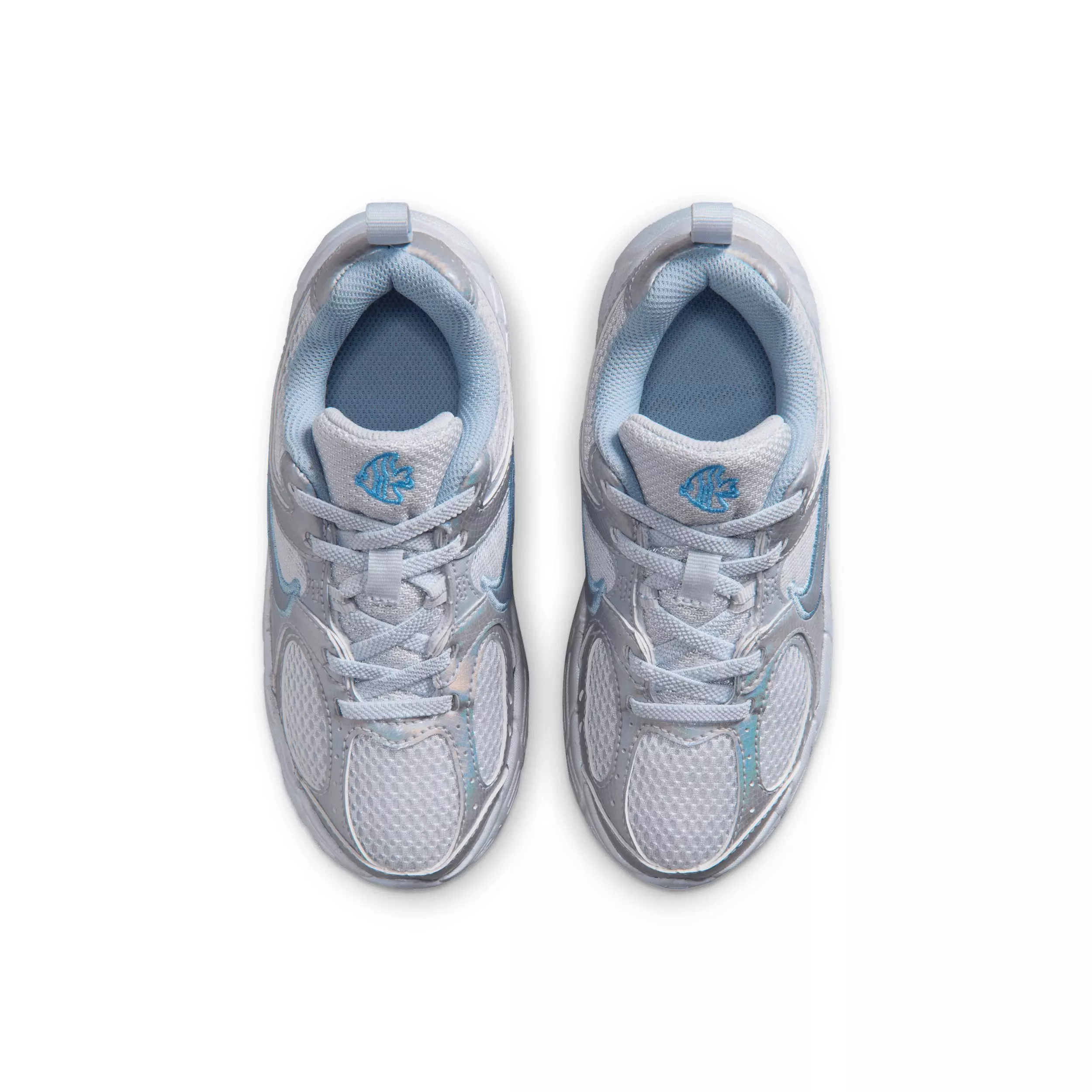 Nike V5 RNR "Football Grey/Light Armory Blue/Football Blue" Preschool Boys' Shoe - GREY/LT BLUE/BLUE