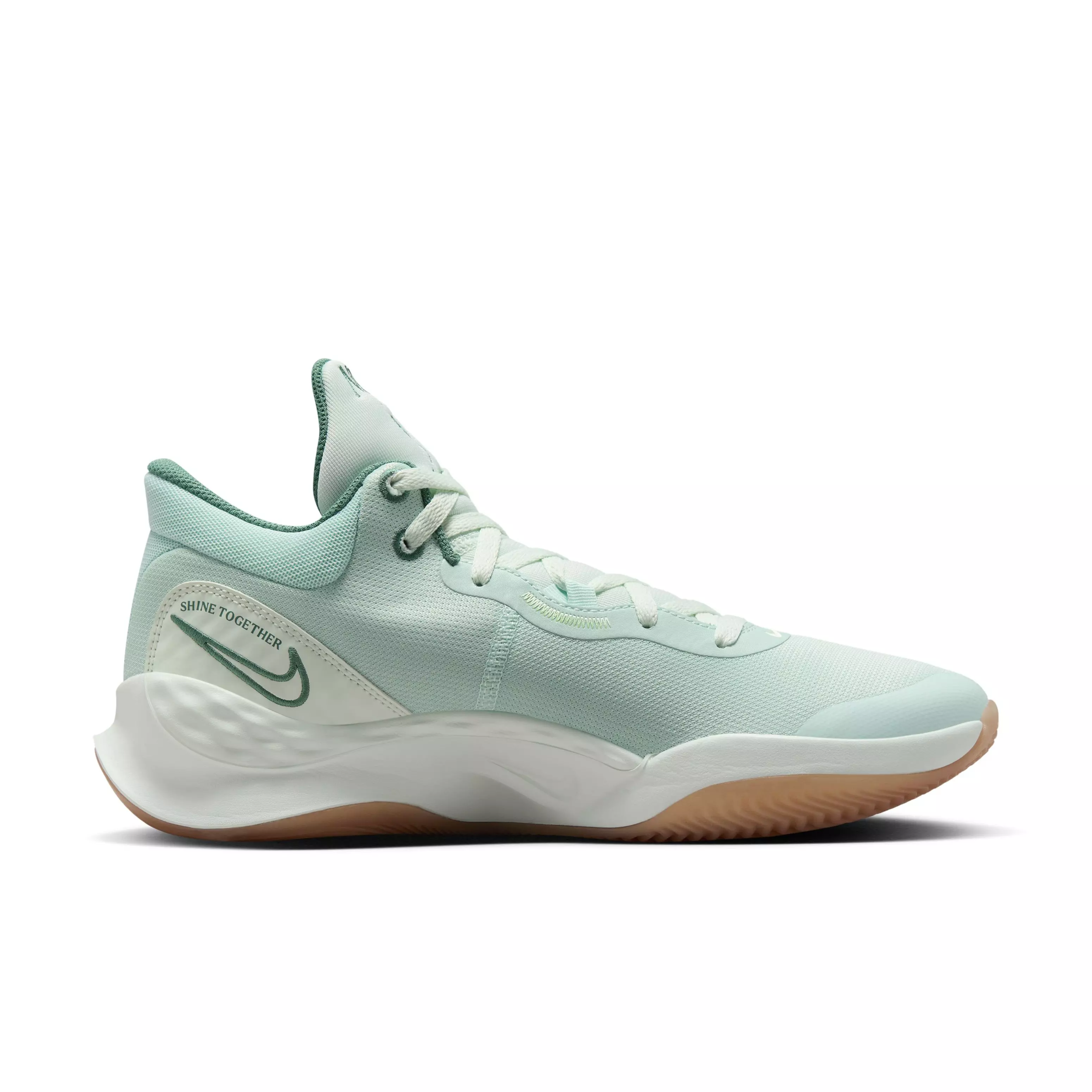 Nike Elevate 3 "Barely Green/Jade Ice/Metallic Red Bronze/Vapor Green" Men's Basketball Shoe - GREEN/JADE/BRONZE/GREEN