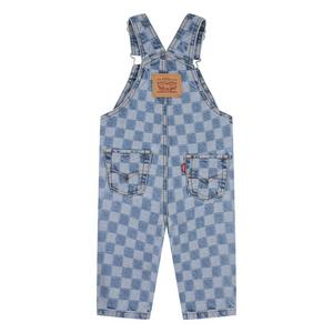 Levi's Baby Boys' Checkerboard Textured Denim Overalls