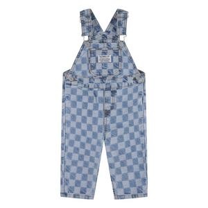 Levi's Baby Boys' Checkerboard Textured Denim Overalls