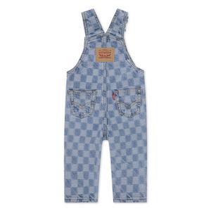 Levi's Infant Boys' Textured Checkerboard Denim Overalls