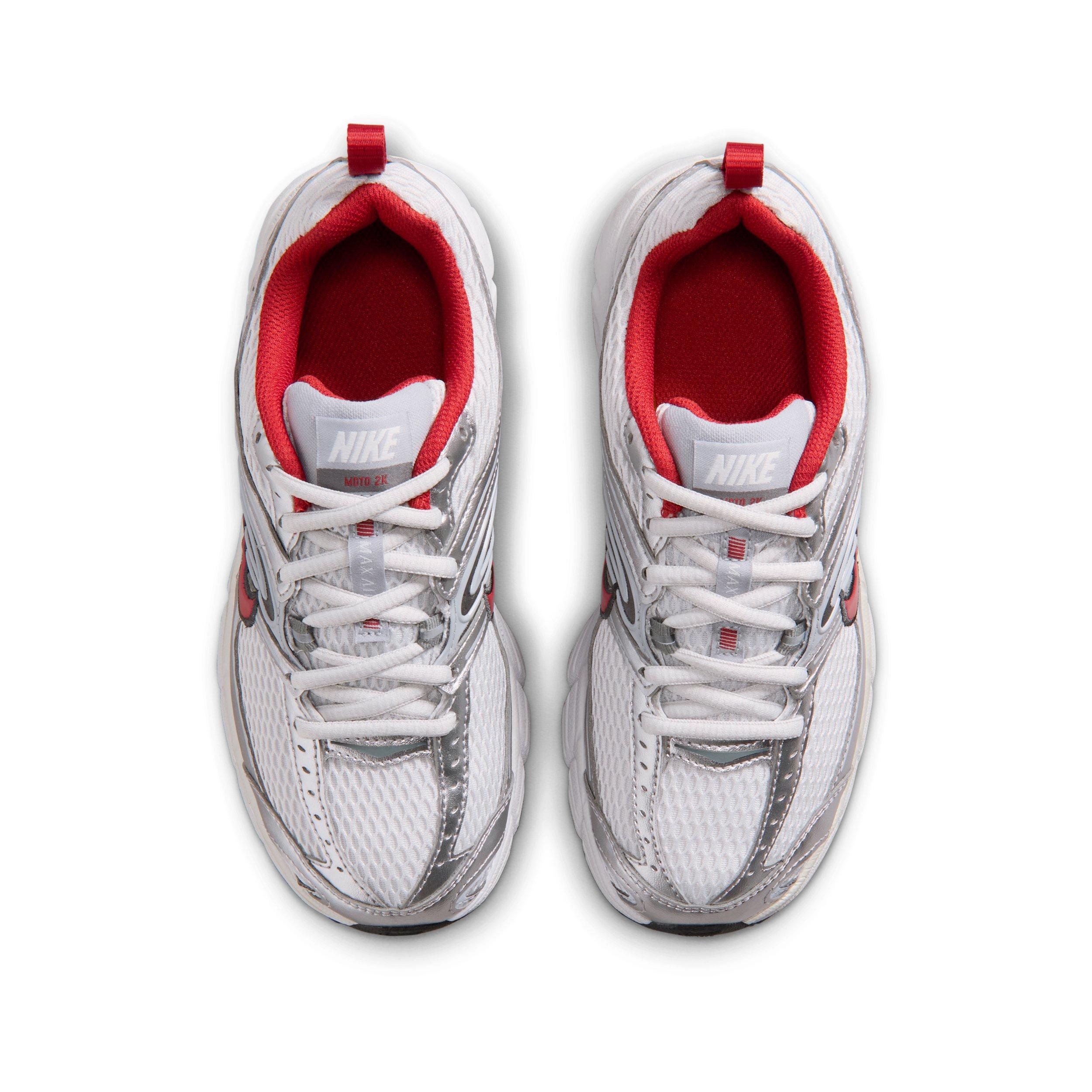 Nike Air Max Moto 2K Grade School Boys' "Photon Dust/Wolf Grey/Summit White/Dune Red" Shoe