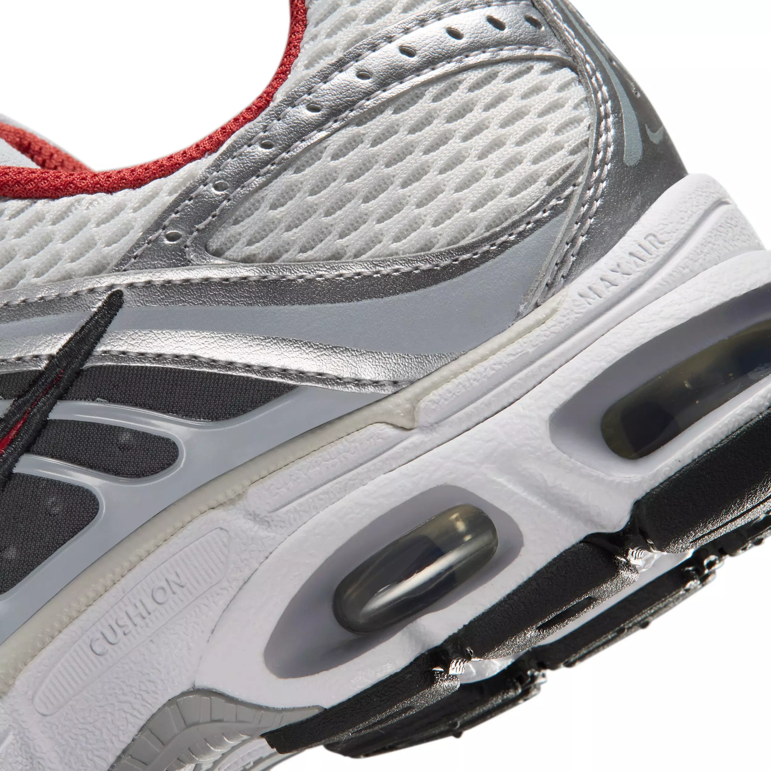 Nike Air Max Moto 2K "Photon Dust/Wolf Grey/Summit White/Dune Red" Grade School Boys' Shoe - DUST/GREY/WHITE/RED