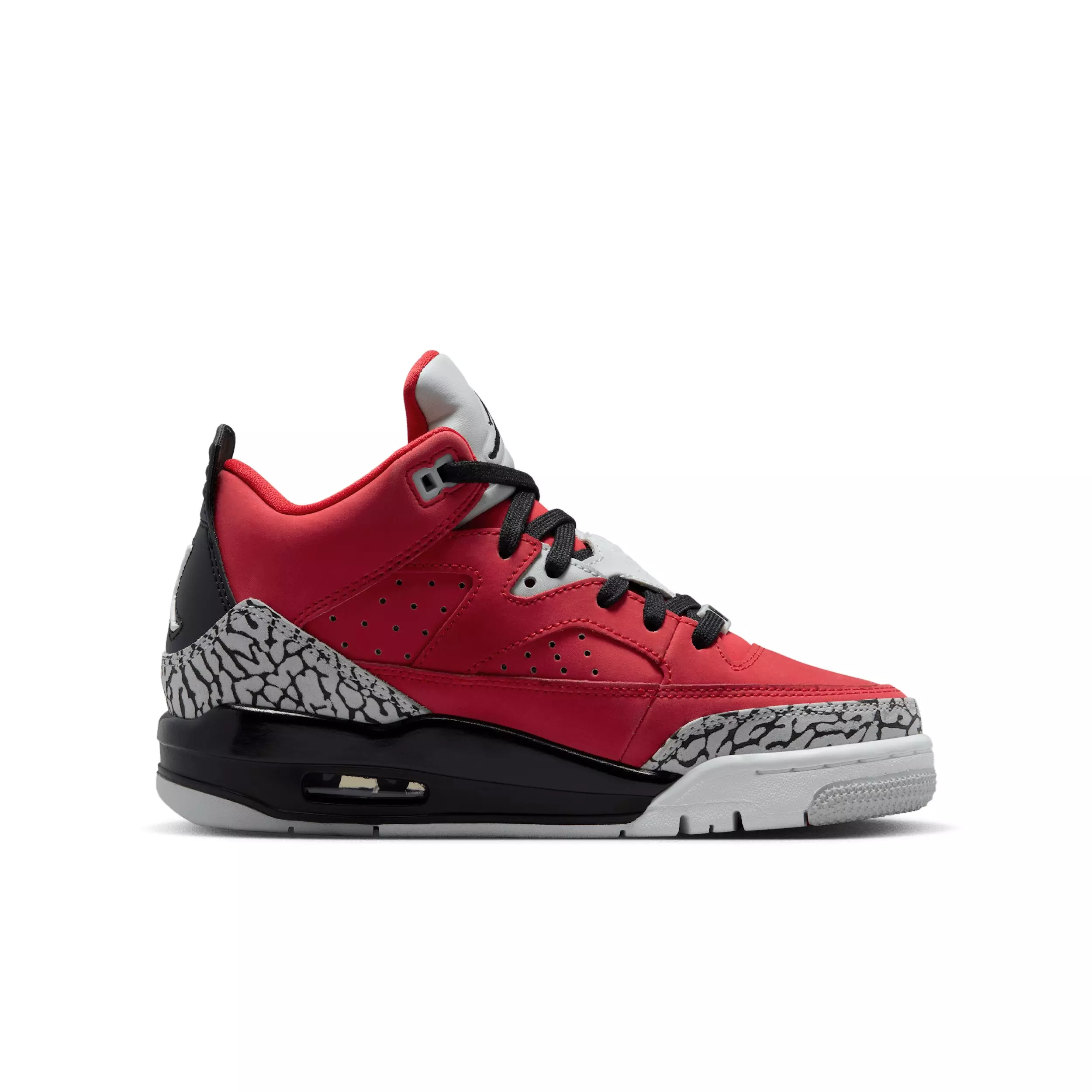Jordan Son of Mars Low "Fire Red/Grey Mist/White/Black" Grade School Boys' Shoe - RED/GREY/WHITE/BLACK