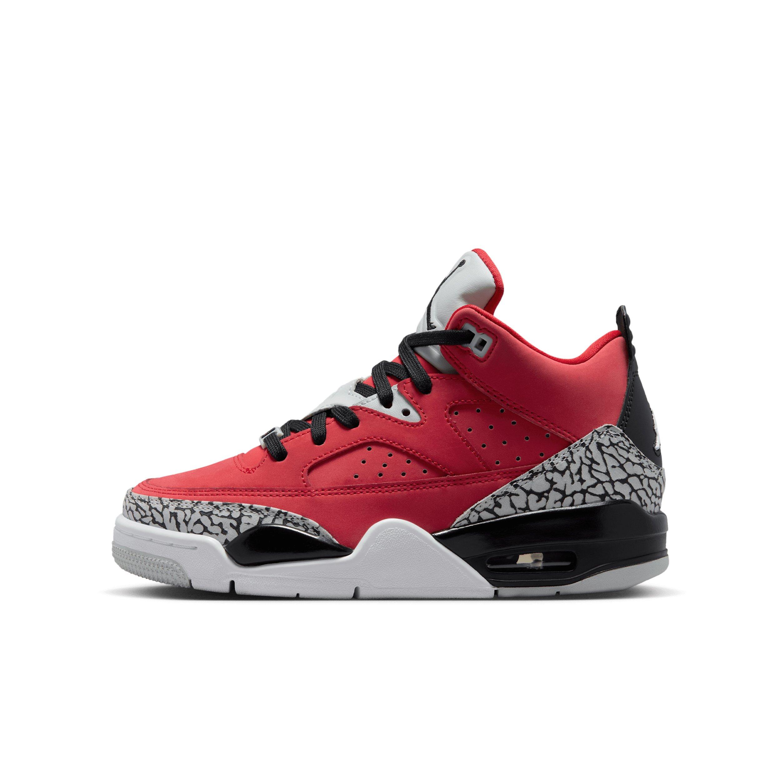 Jordan Son of Mars Low Grade School Boys' "Fire Red/Grey Mist/White/Black" Shoe