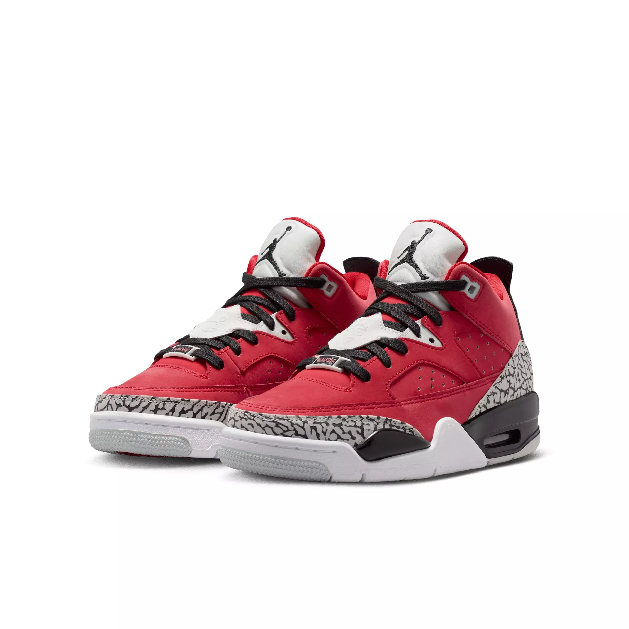 Jordan Son of Mars Low "Fire Red/Grey Mist/White/Black" Grade School Boys' Shoe - RED/GREY/WHITE/BLACK
