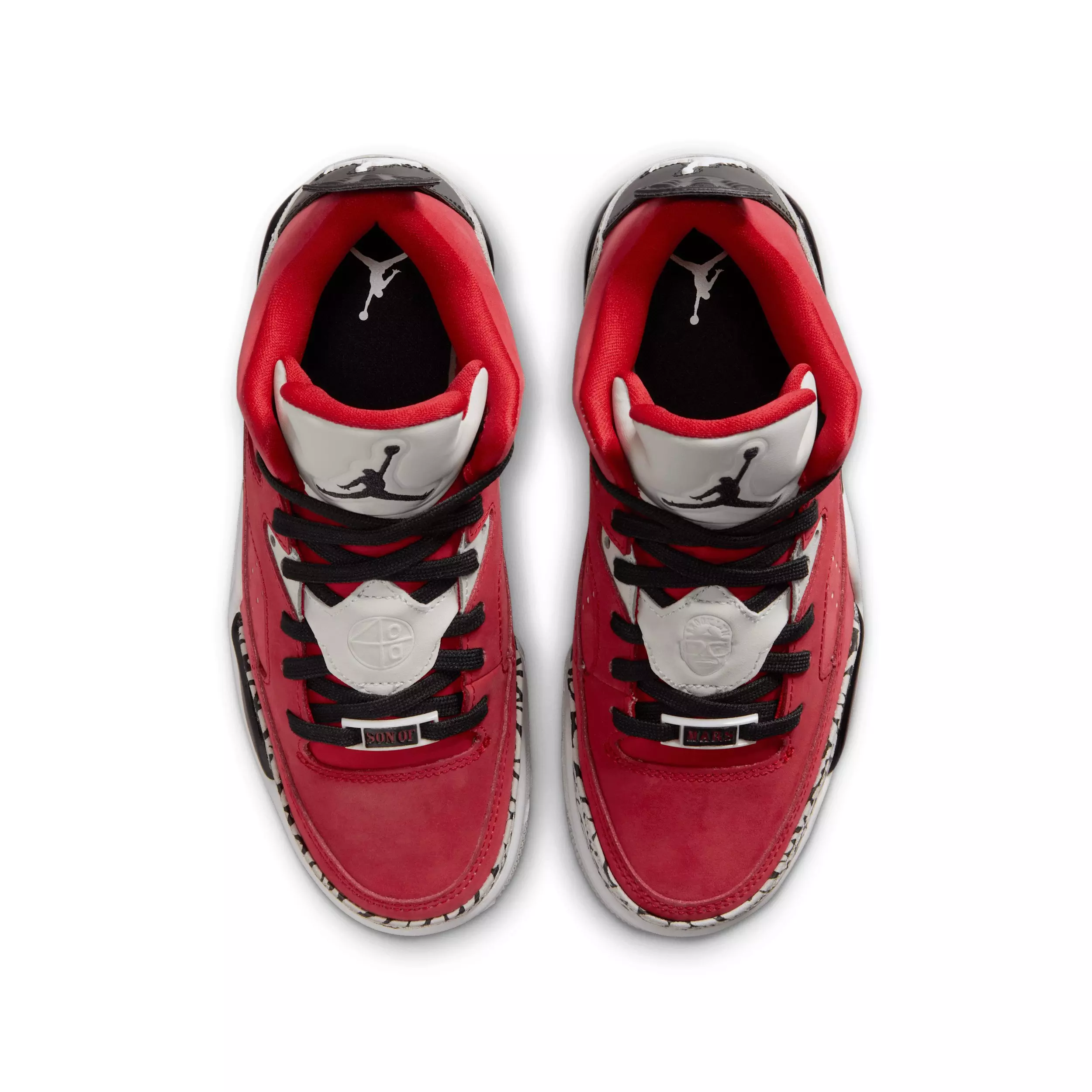 Jordan Son of Mars Low "Fire Red/Grey Mist/White/Black" Grade School Boys' Shoe - RED/GREY/WHITE/BLACK