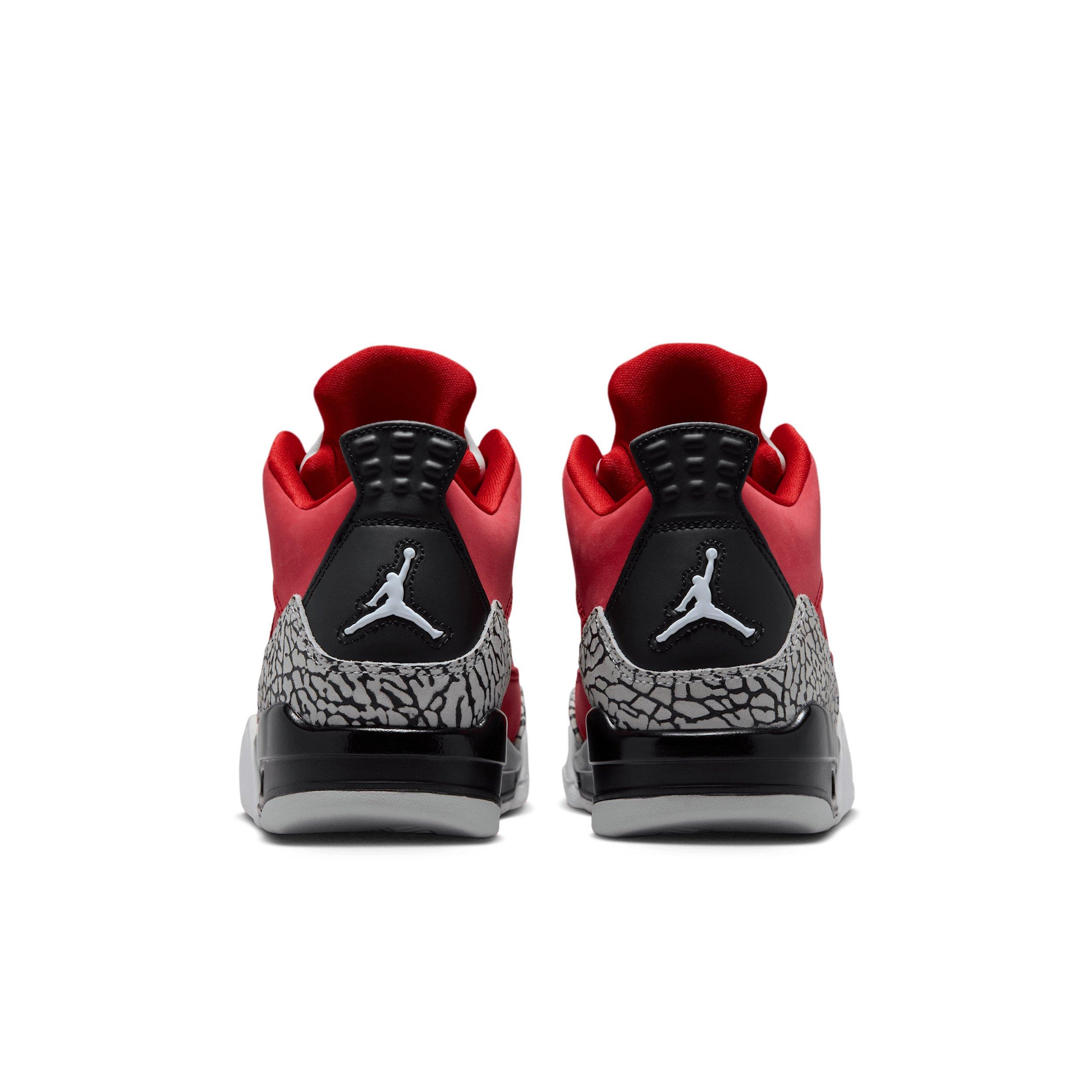 Jordan Son of Mars Low "Fire Red/Grey Mist/White/Black" Grade School Boys' Shoe - RED/GREY/WHITE/BLACK Thumbnail View 5