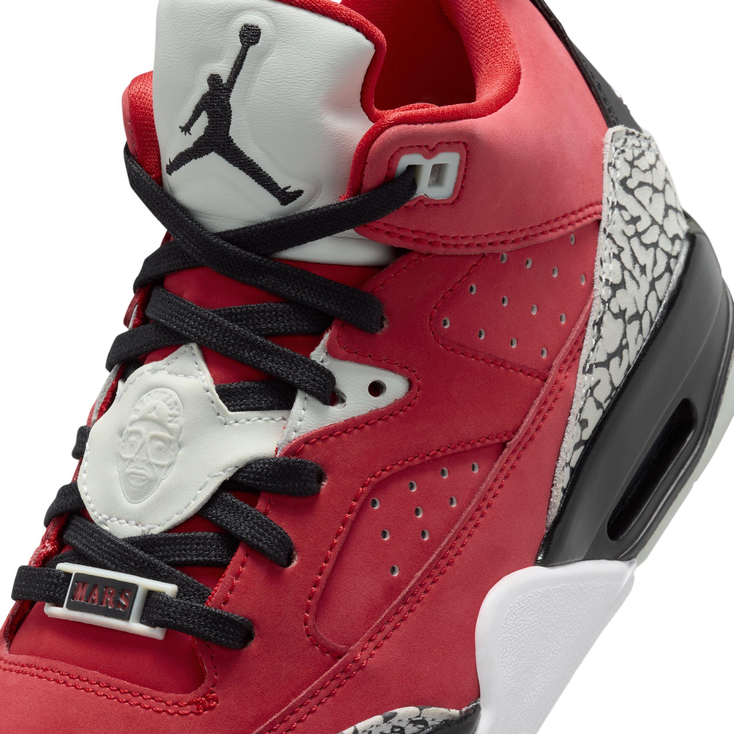 Jordan Son of Mars Low "Fire Red/Grey Mist/White/Black" Grade School Boys' Shoe - RED/GREY/WHITE/BLACK Thumbnail View 7