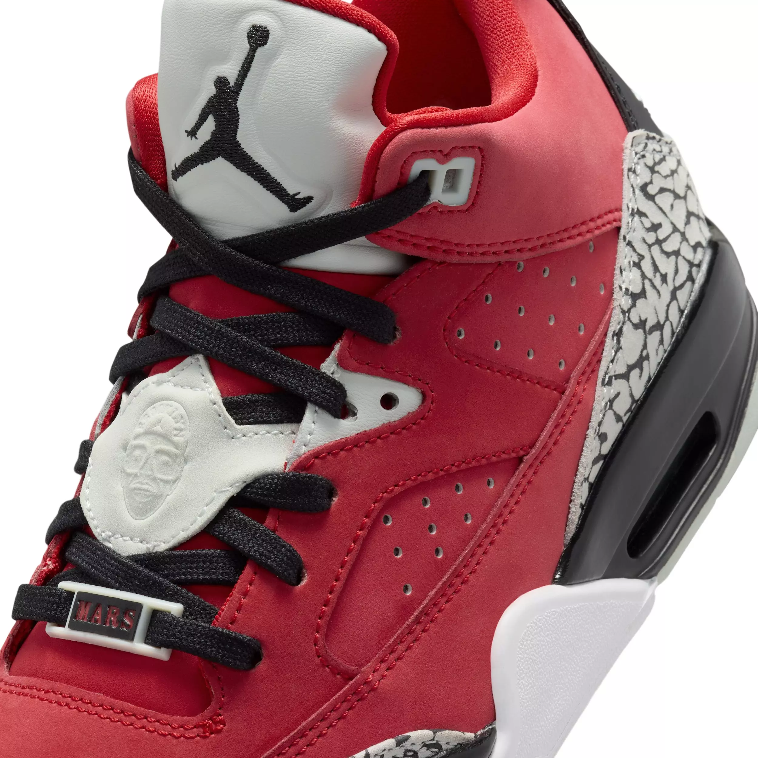 Jordan Son of Mars Low "Fire Red/Grey Mist/White/Black" Grade School Boys' Shoe - RED/GREY/WHITE/BLACK