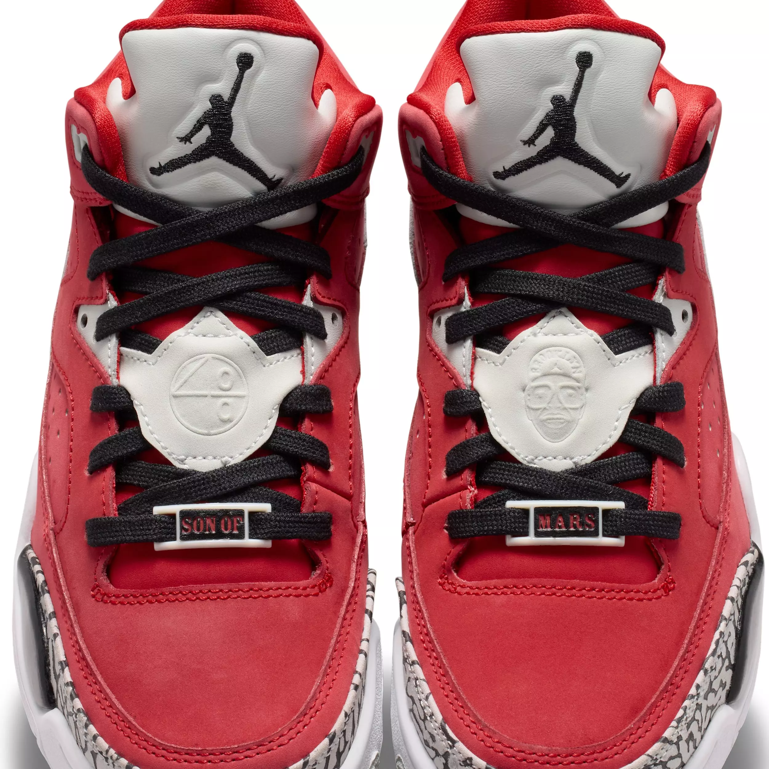 Jordan Son of Mars Low "Fire Red/Grey Mist/White/Black" Grade School Boys' Shoe - RED/GREY/WHITE/BLACK