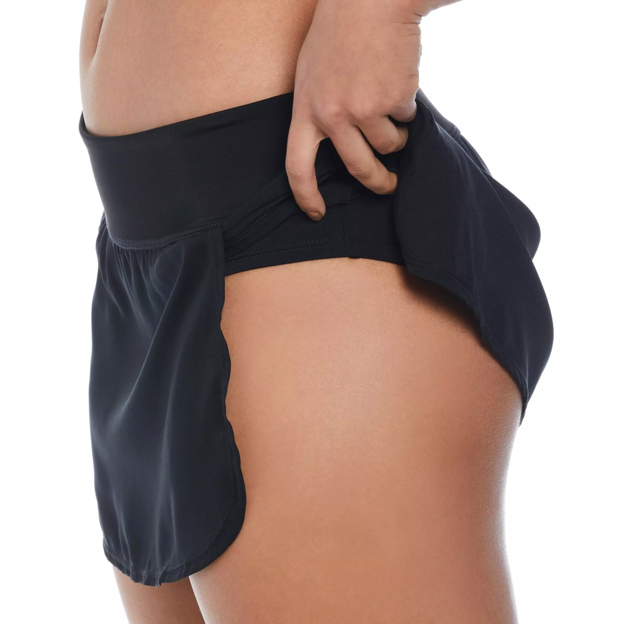 Nike Women's Swim Effortless Essential Boardskirt - Black - BLACK