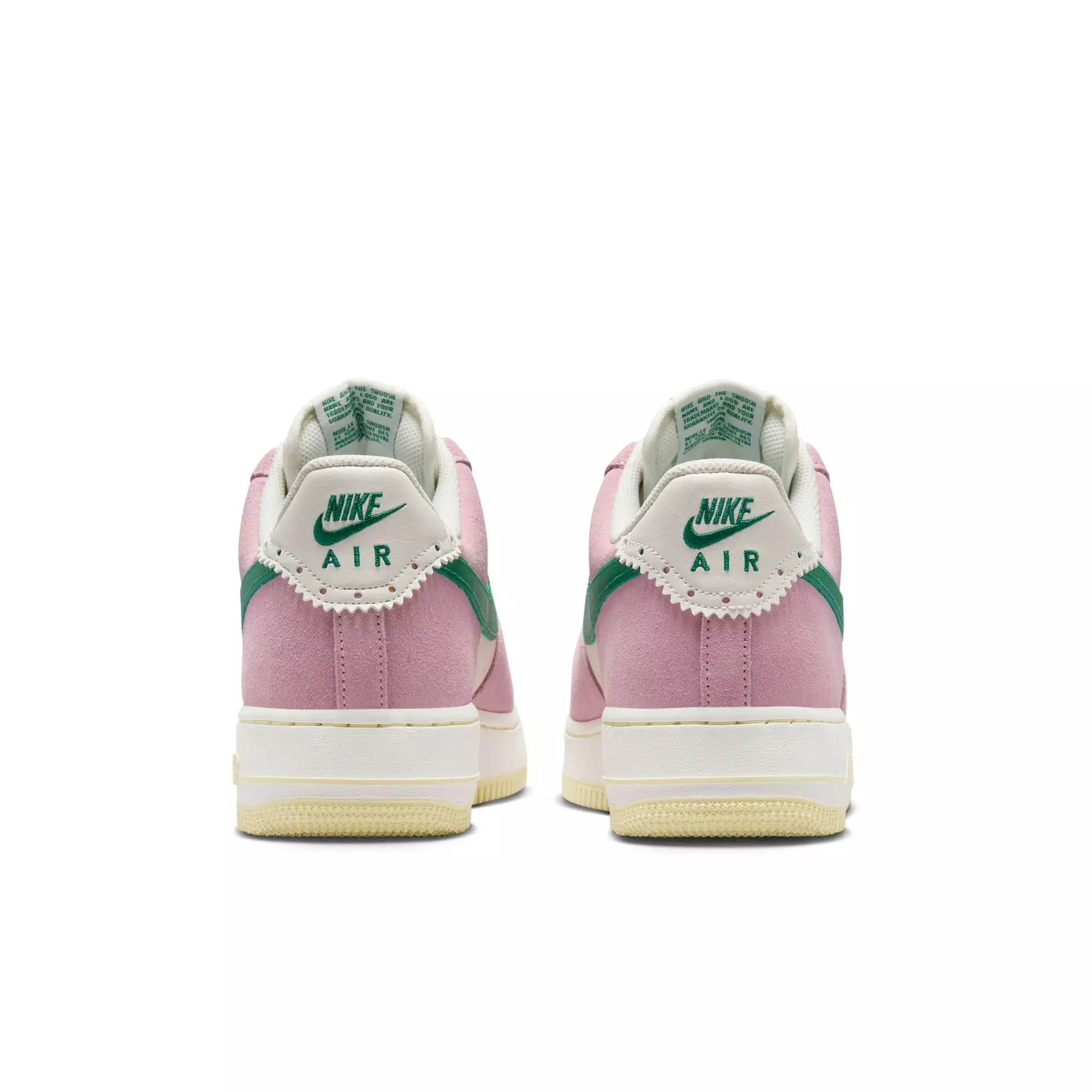 Nike Air Force 1 '07 LV8 ND "Sail/Malachite/Med Soft Pink/Alabaster" Men's Shoe - WHITE/PINK