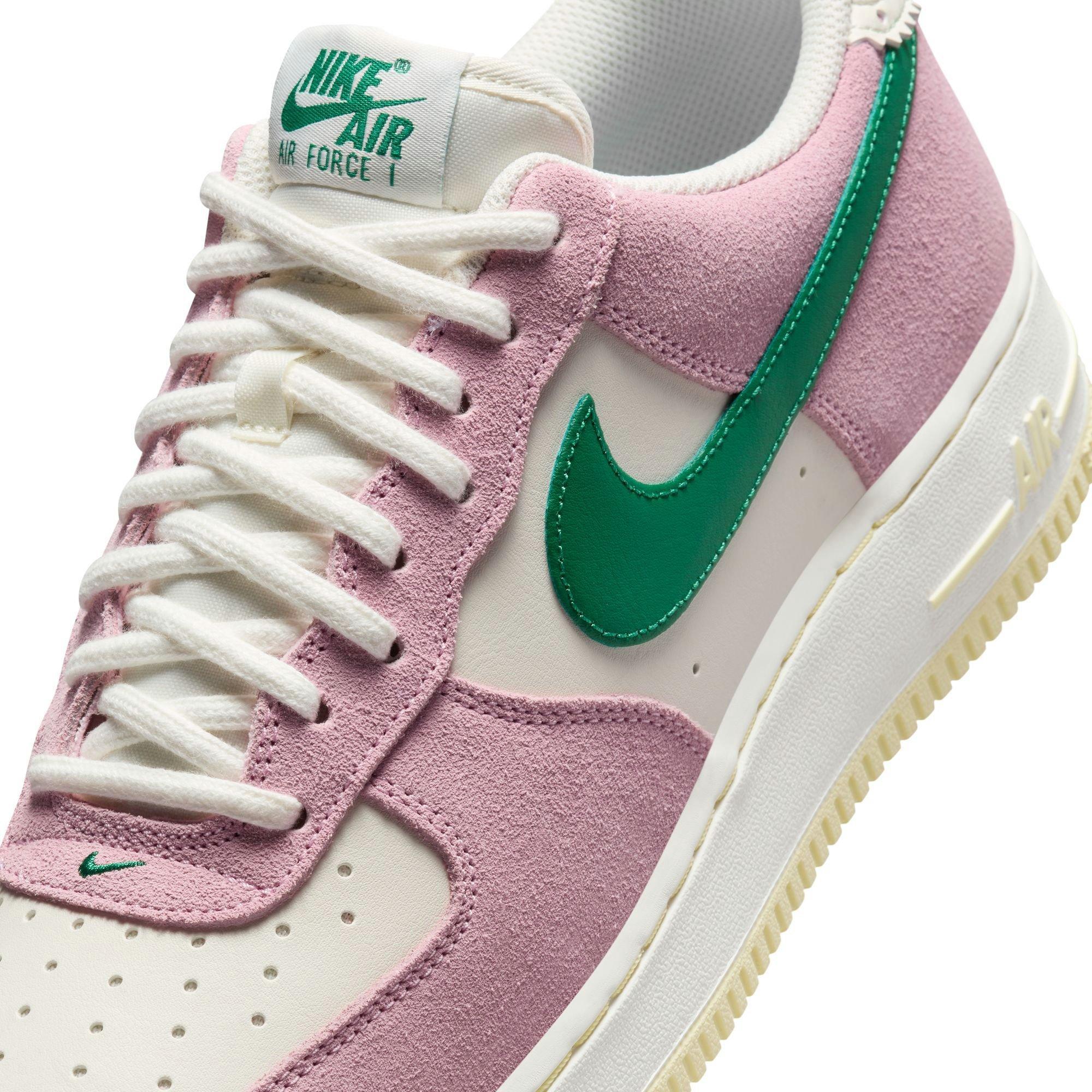 Nike Air Force 1 '07 LV8 ND "Sail/Malachite/Med Soft Pink/Alabaster" Men's Shoe - WHITE/PINK Thumbnail View 10