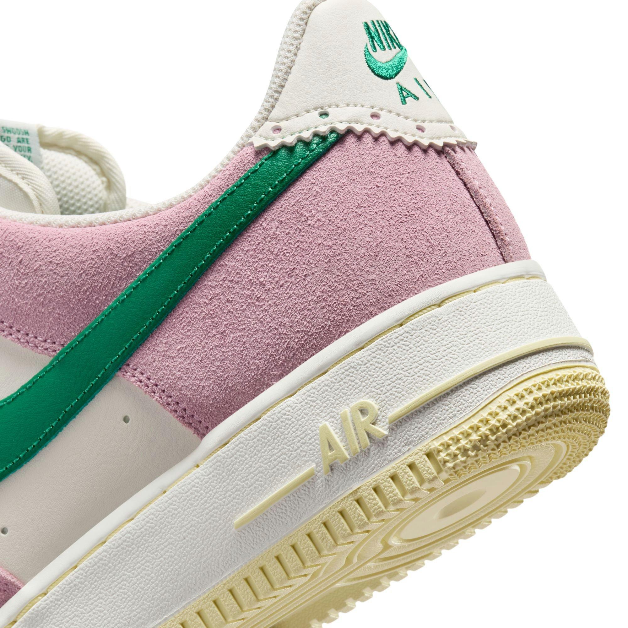 Nike Air Force 1 '07 LV8 ND "Sail/Malachite/Med Soft Pink/Alabaster" Men's Shoe - WHITE/PINK Thumbnail View 11