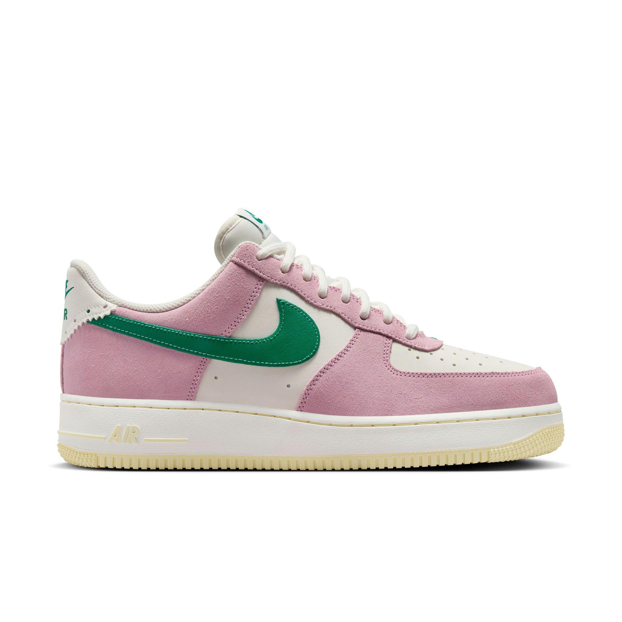 Nike Air Force 1 '07 LV8 ND "Sail/Malachite/Med Soft Pink/Alabaster" Men's Shoe - WHITE/PINK Thumbnail View 1