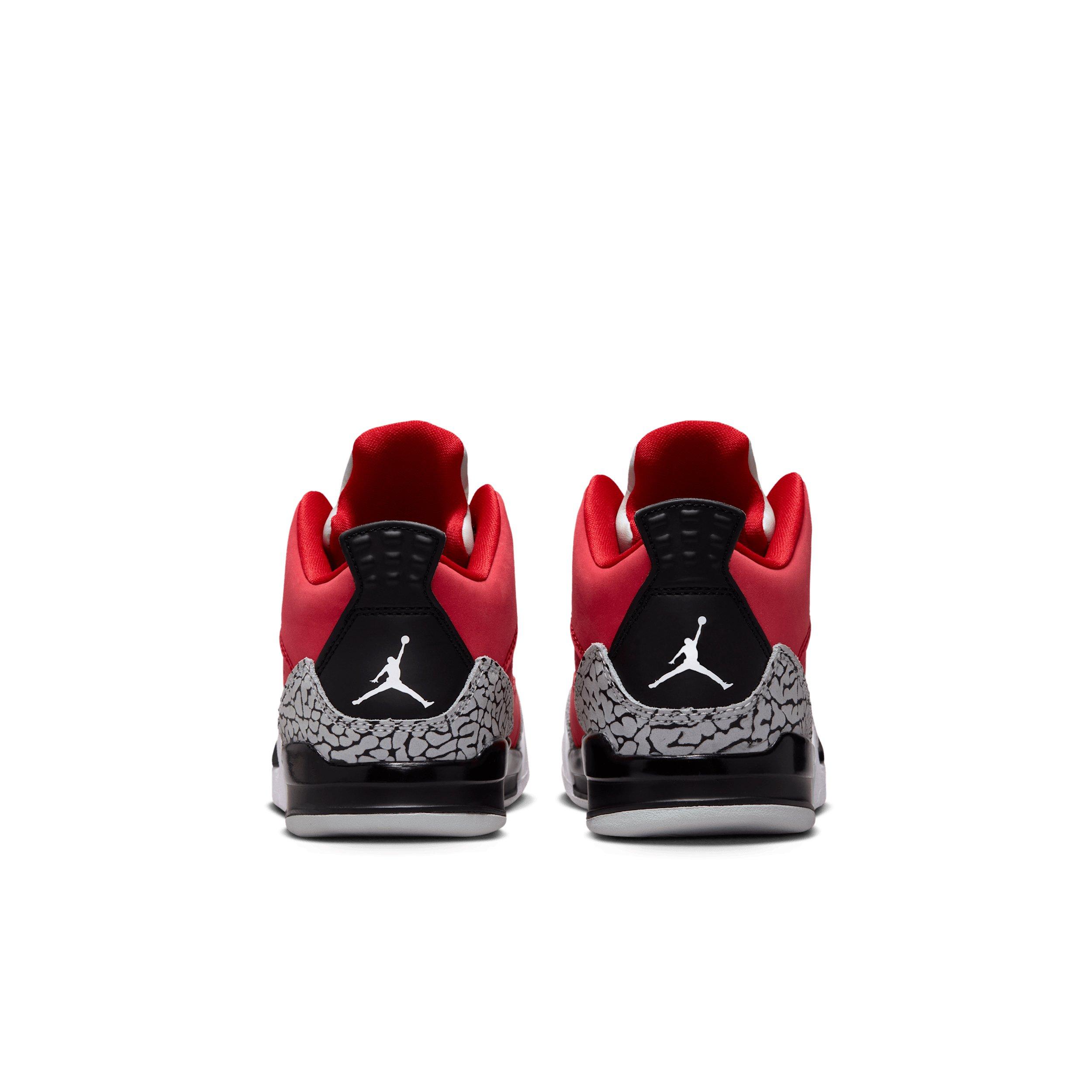 Jordan Son of Mars Low "Fire Red/Grey Mist/White/Black" Preschool Boys' Shoe - RED/GREY/WHITE/BLACK Thumbnail View 5