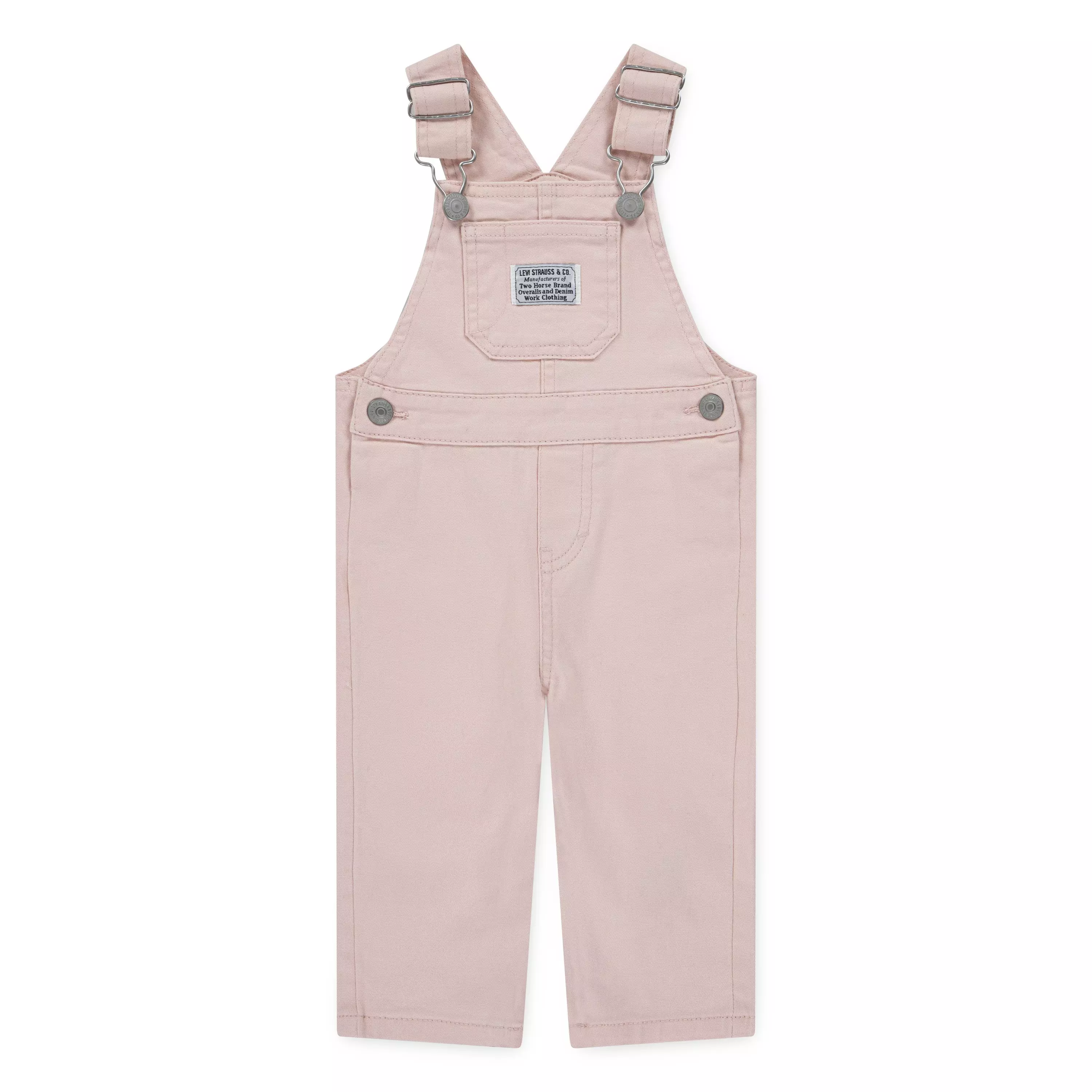 Levi's Twill Infant Boys' Pink Denim Overalls - PINK