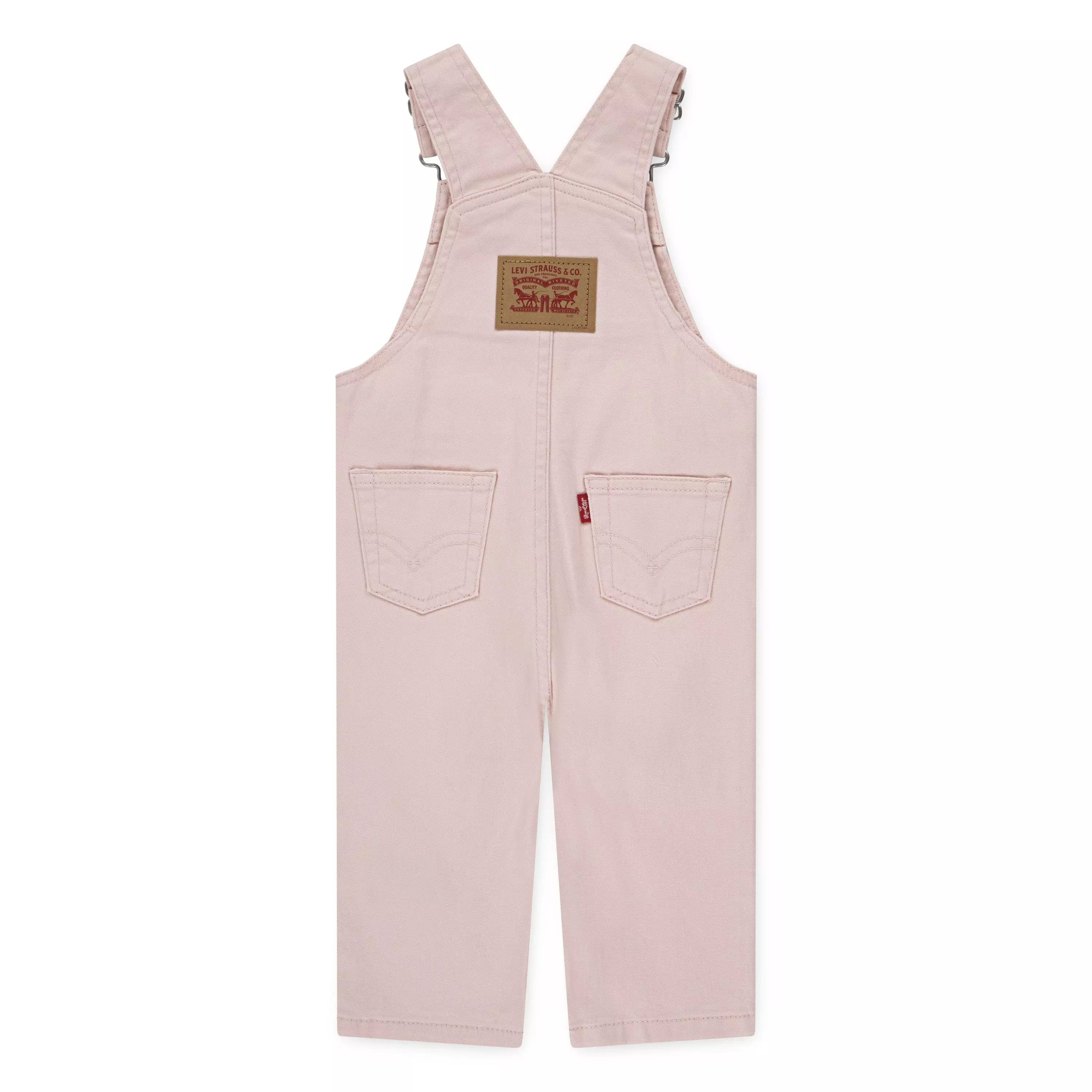 Levi's Infant Boys' Twill Denim Overalls - Pink - PINK