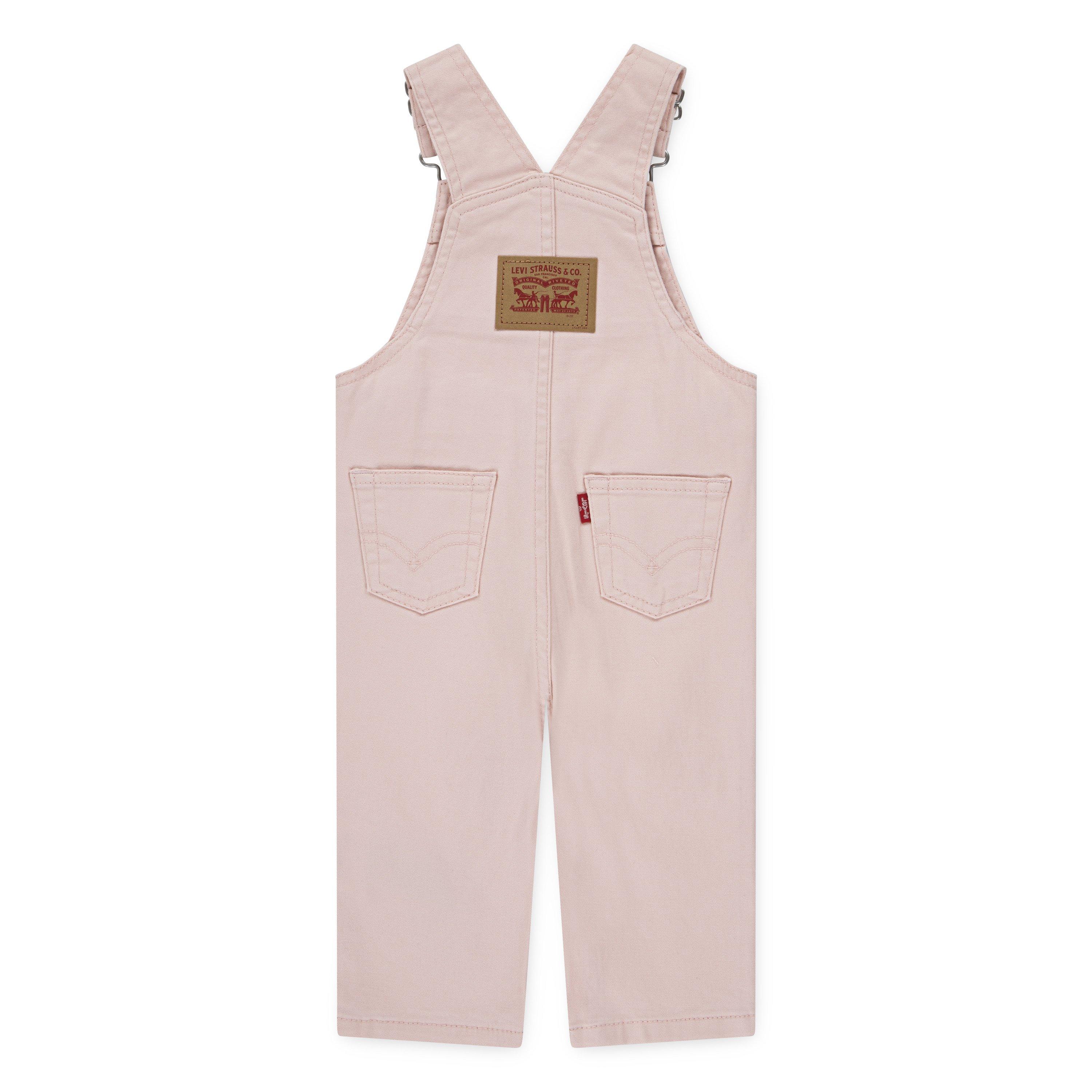 Levi's Twill Infant Boys' Pink Denim Overalls