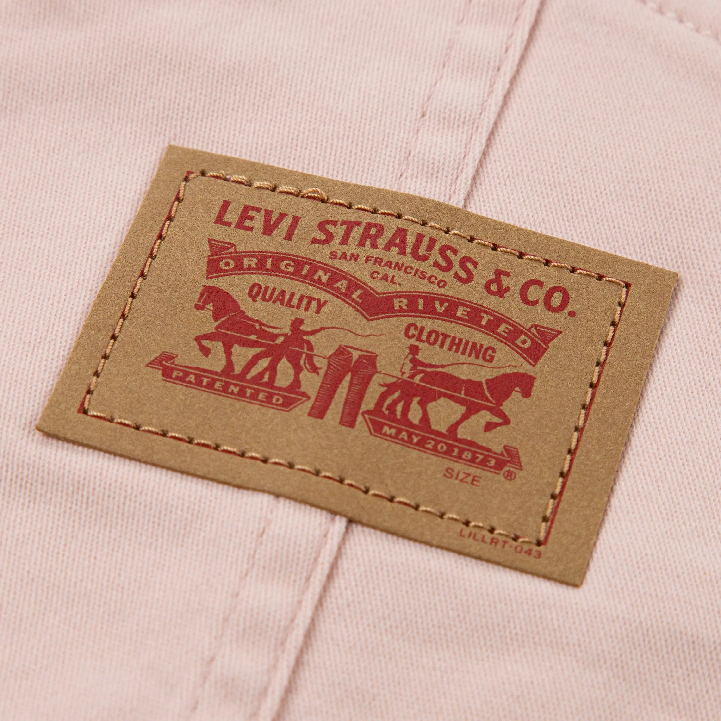 Levi's Twill Infant Boys' Pink Denim Overalls - PINK
