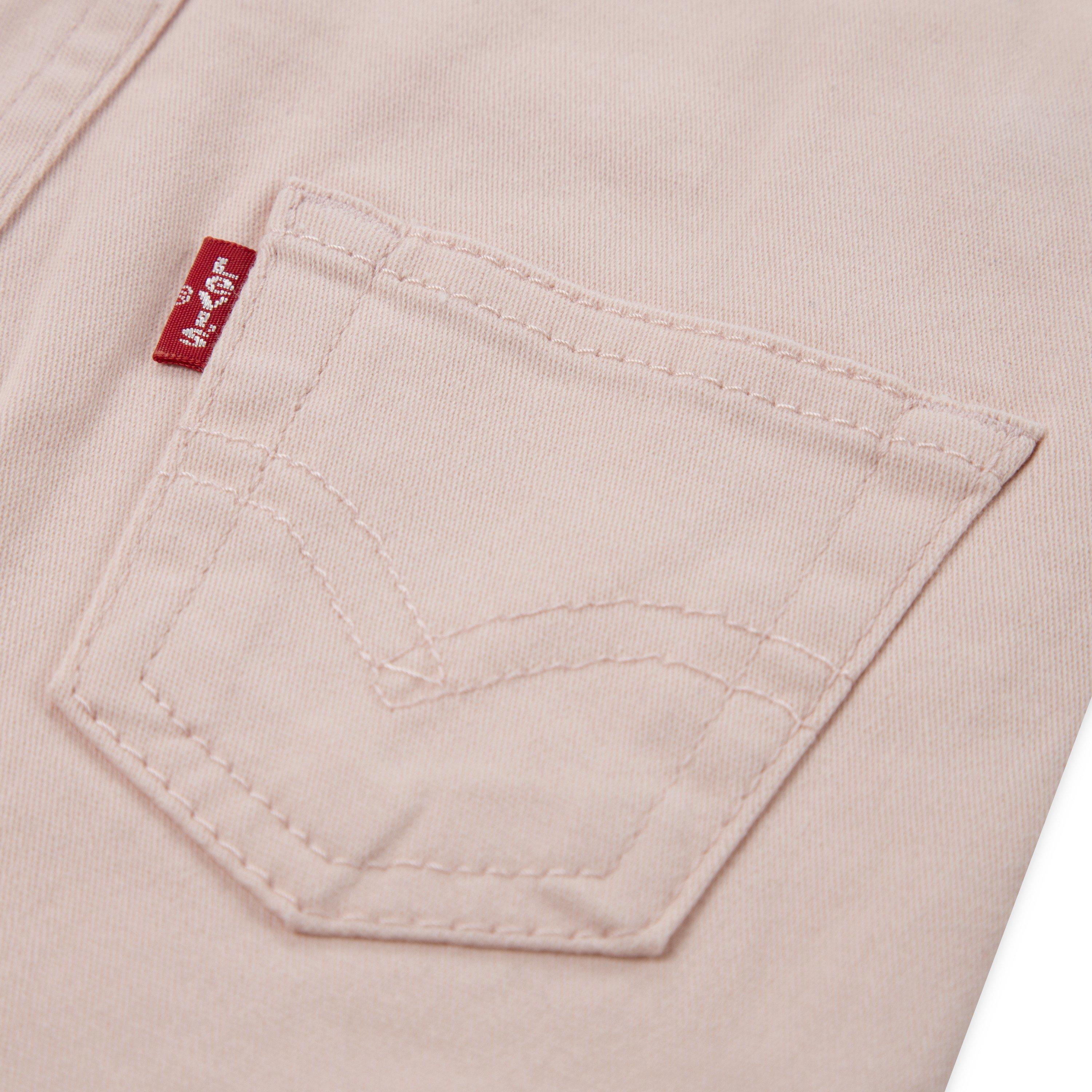 Levi's Twill Infant Boys' Pink Denim Overalls