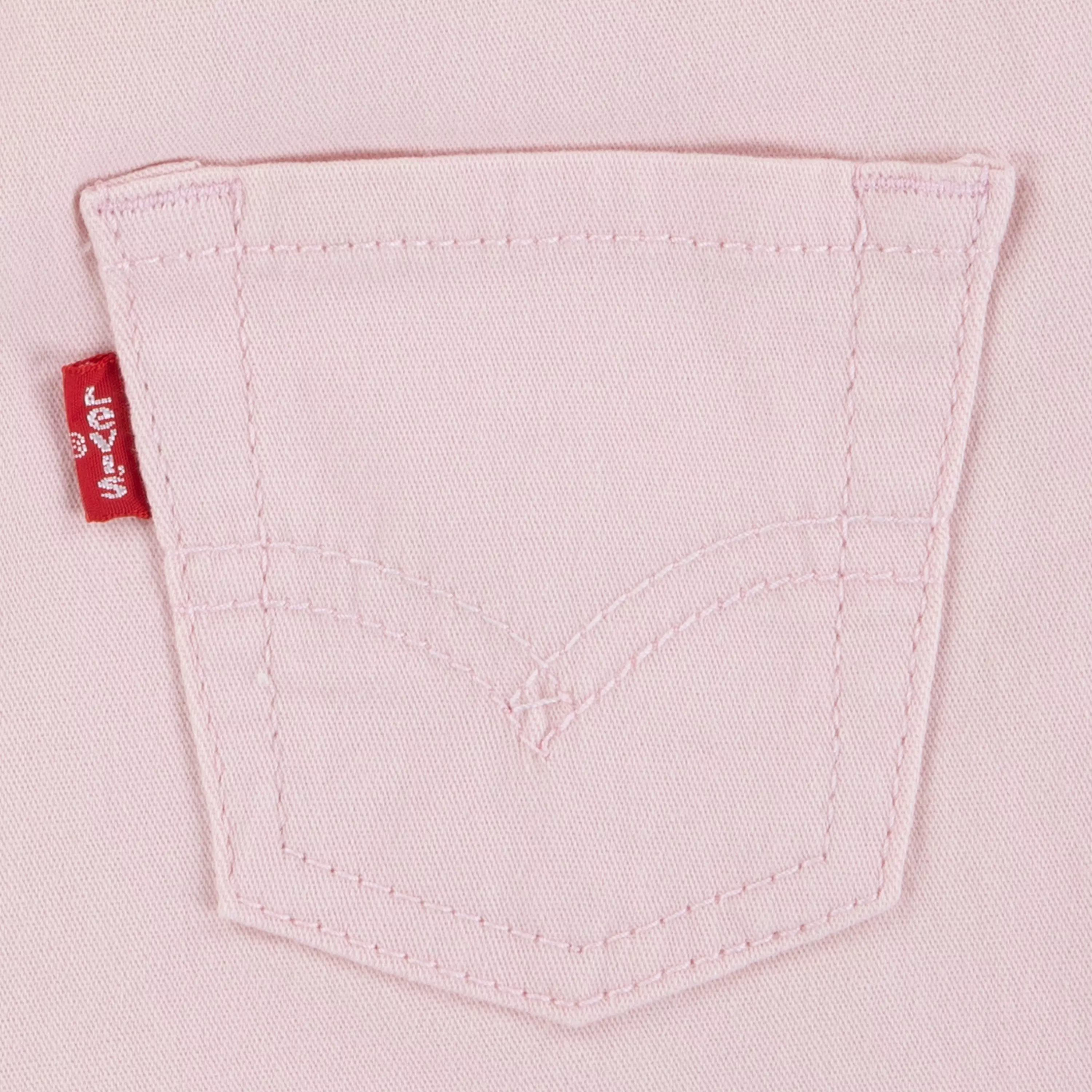 Levi's Twill Baby Boys' Denim Overalls - Pink - PINK