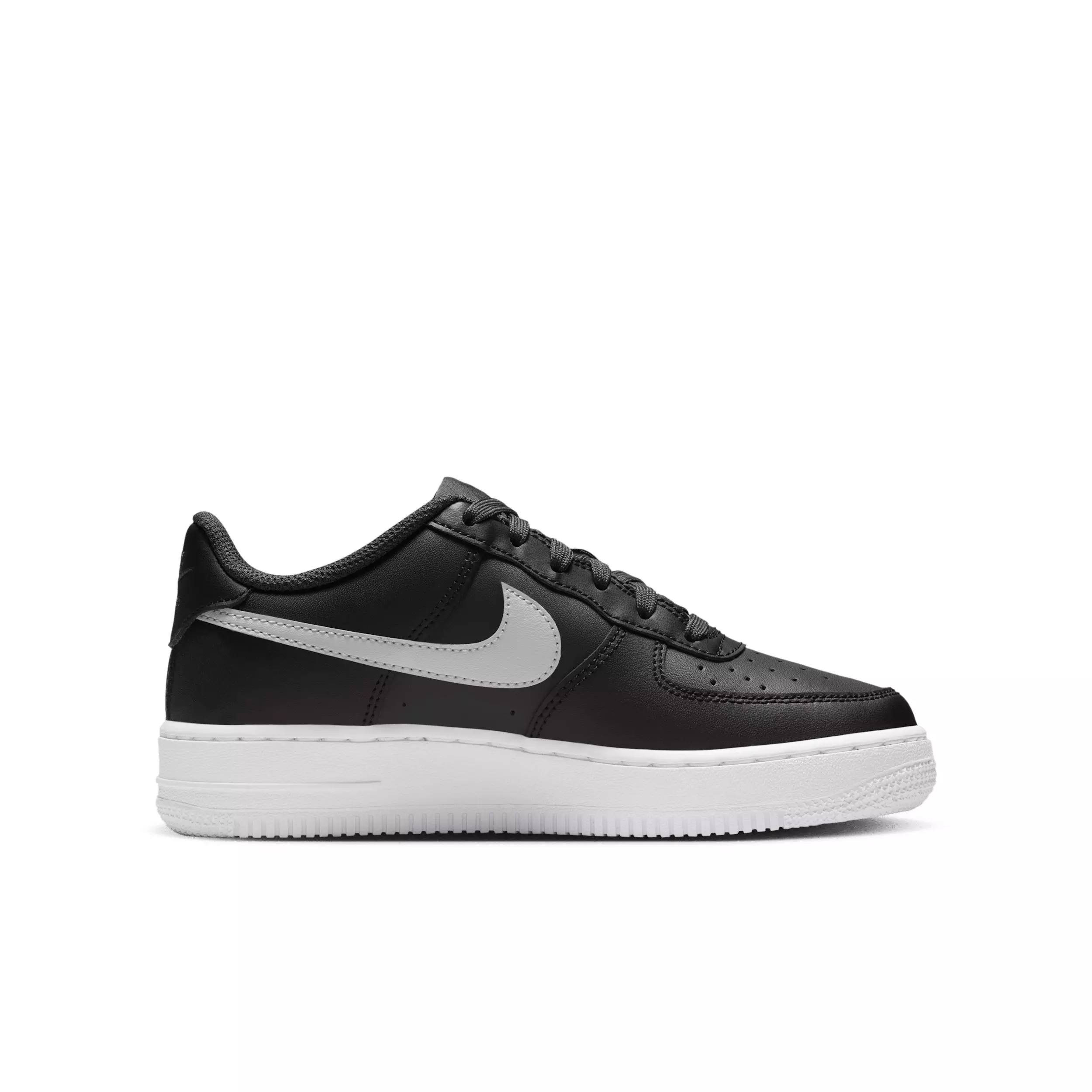 Nike Air Force 1 "Dark Smoke Grey/Black/White/Vast Grey" Grade School Boys' Shoe - DK GREY/BLACK/WHITE/GREY