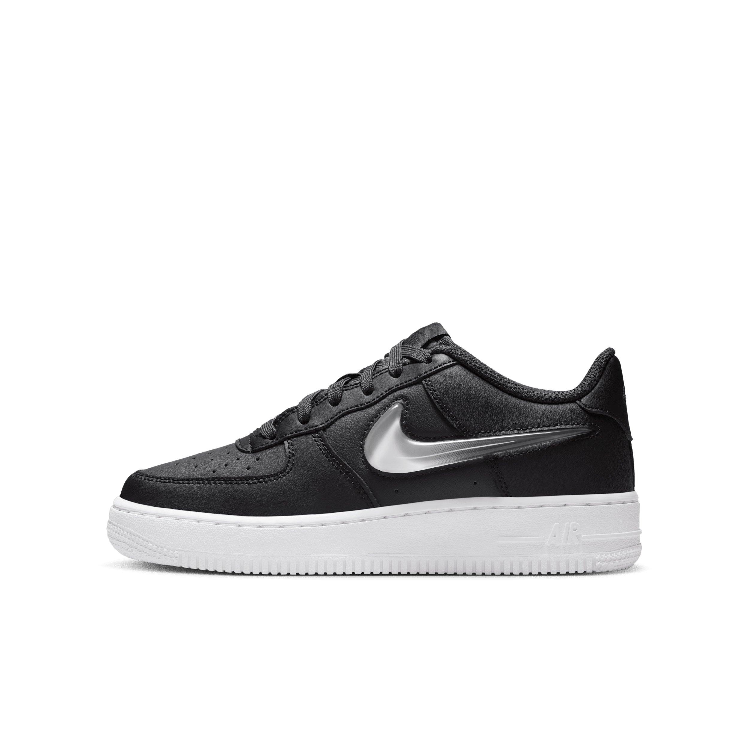 Nike Air Force 1 Grade School Boys' "Dark Smoke Grey/Black/White/Vast Grey" Shoe