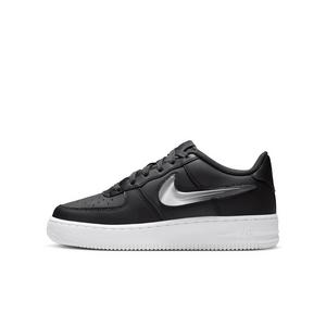 Nike Air Force 1 "Dark Smoke Grey/Black/White/Vast Grey" Grade School Boys' Shoe - DK GREY/BLACK/WHITE/GREY